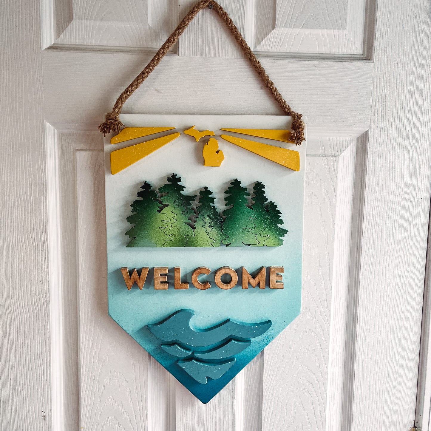 Welcome sign!