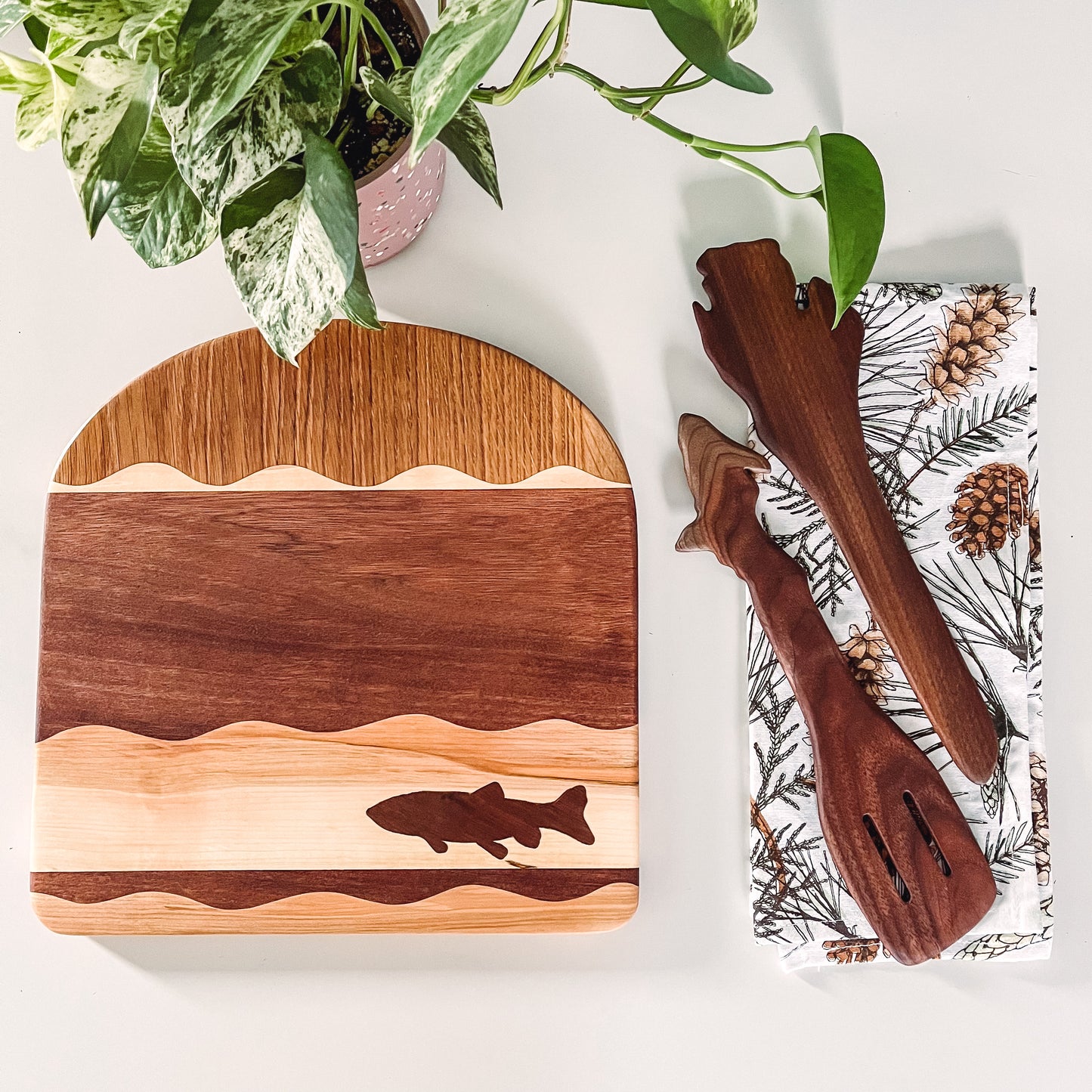 Wavy Trout Cutting Board