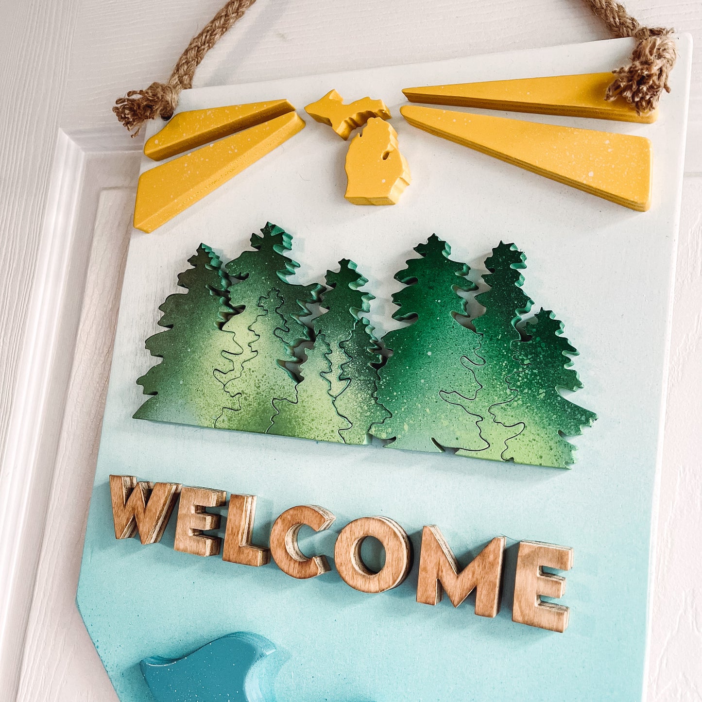 Welcome sign!