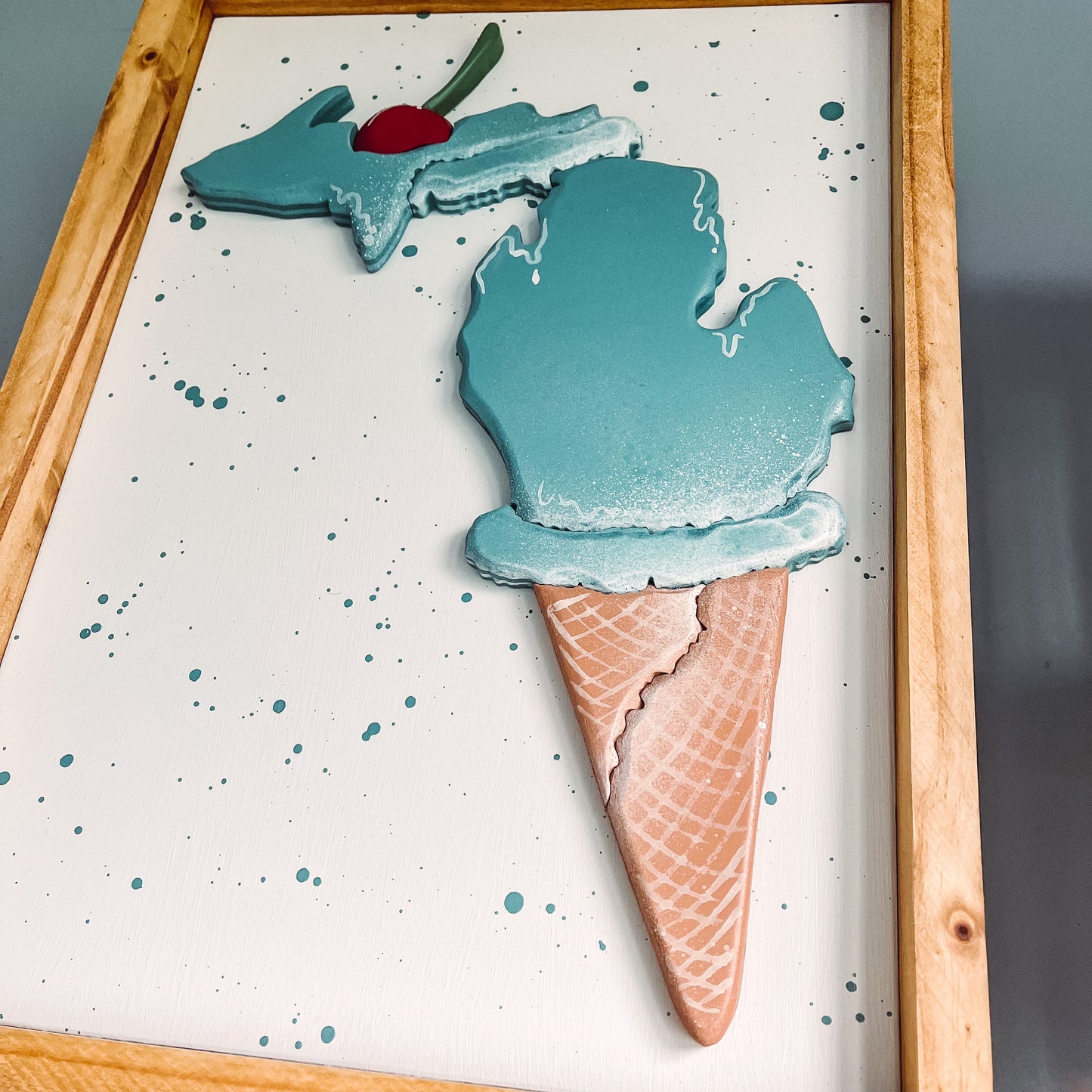Blue Moon Waffle Cone
