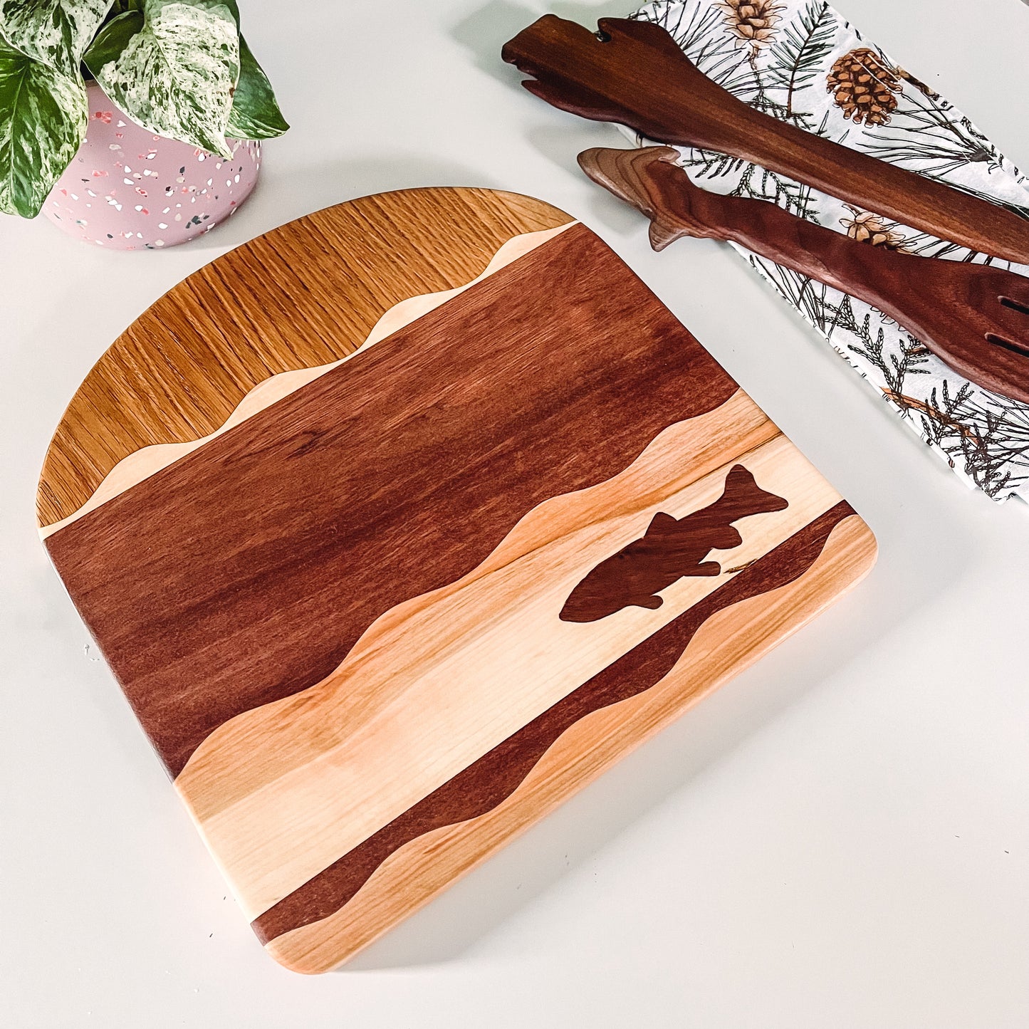 Wavy Trout Cutting Board