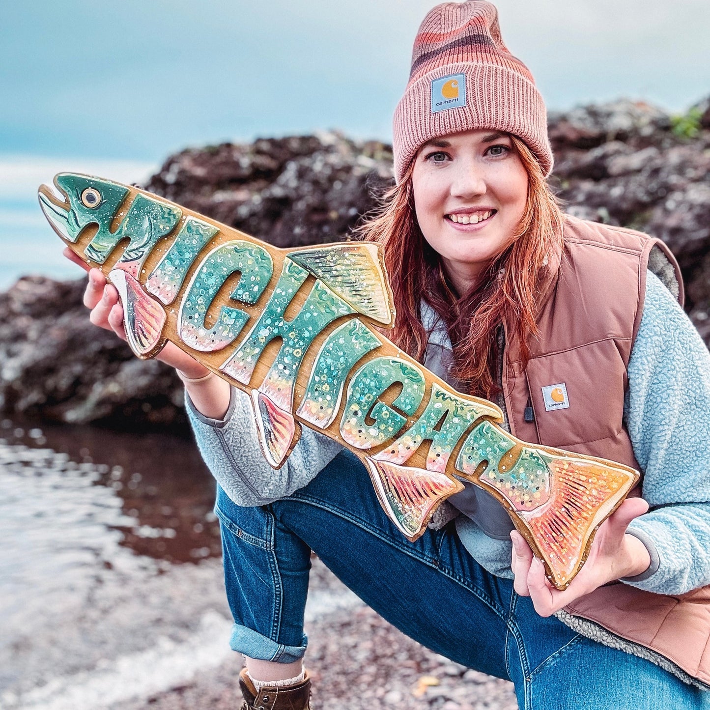 Brookey Trout Michigan sign