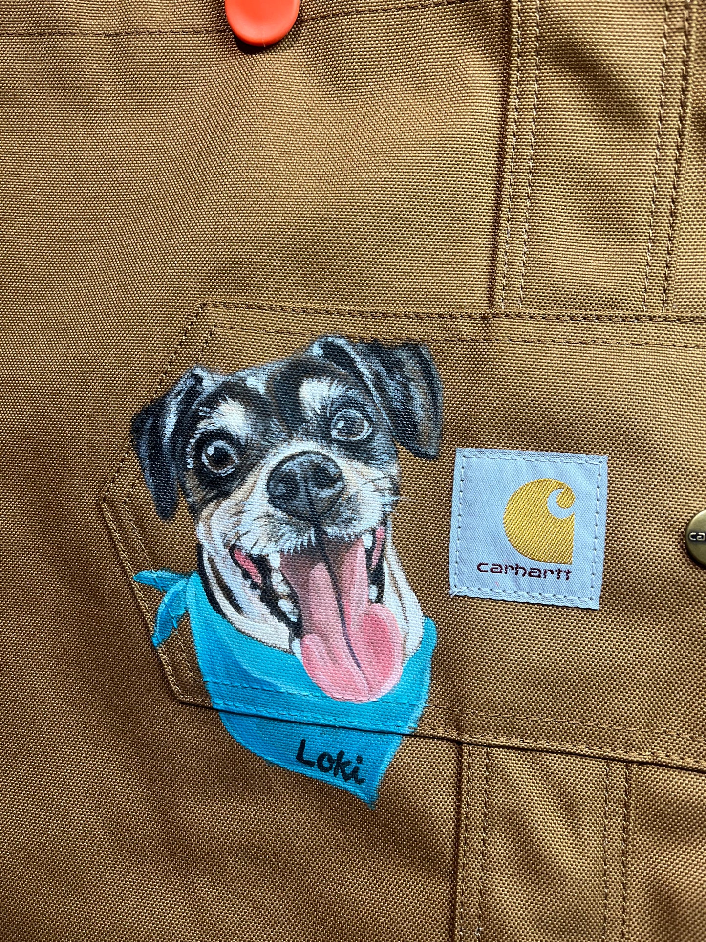 Your Pet on a Carhartt Tote bag!
