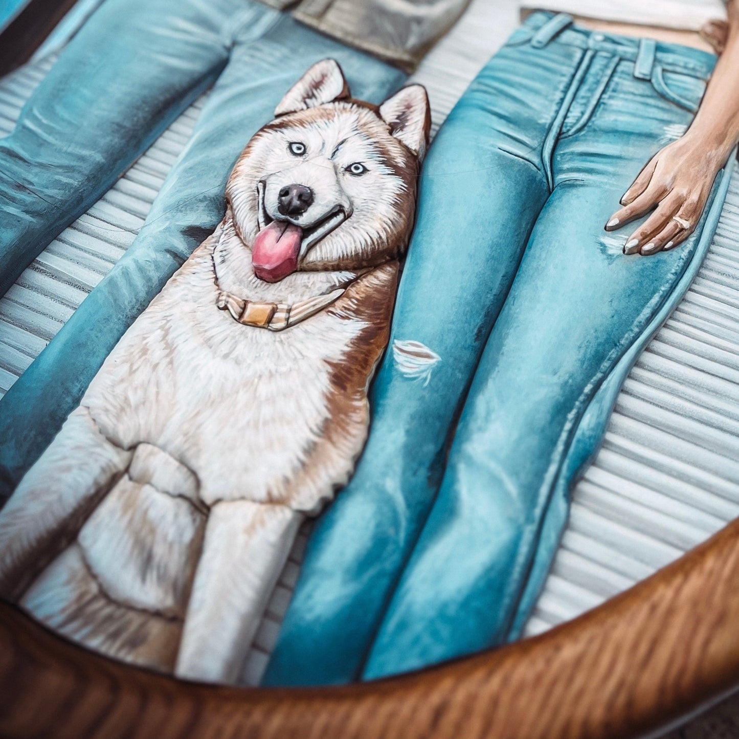 Custom Oval Portrait (Deposit/ Design fee Only) Shipping July 31st 2025