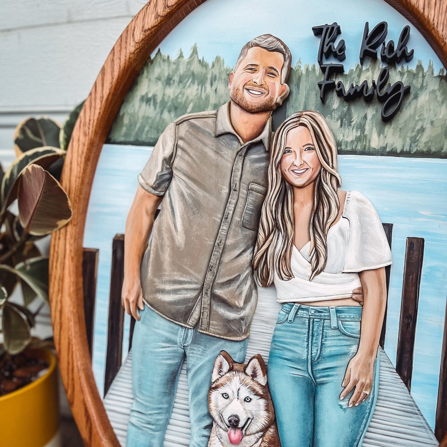 Custom Oval Portrait (Deposit/ Design fee Only) Shipping July 31st 2025