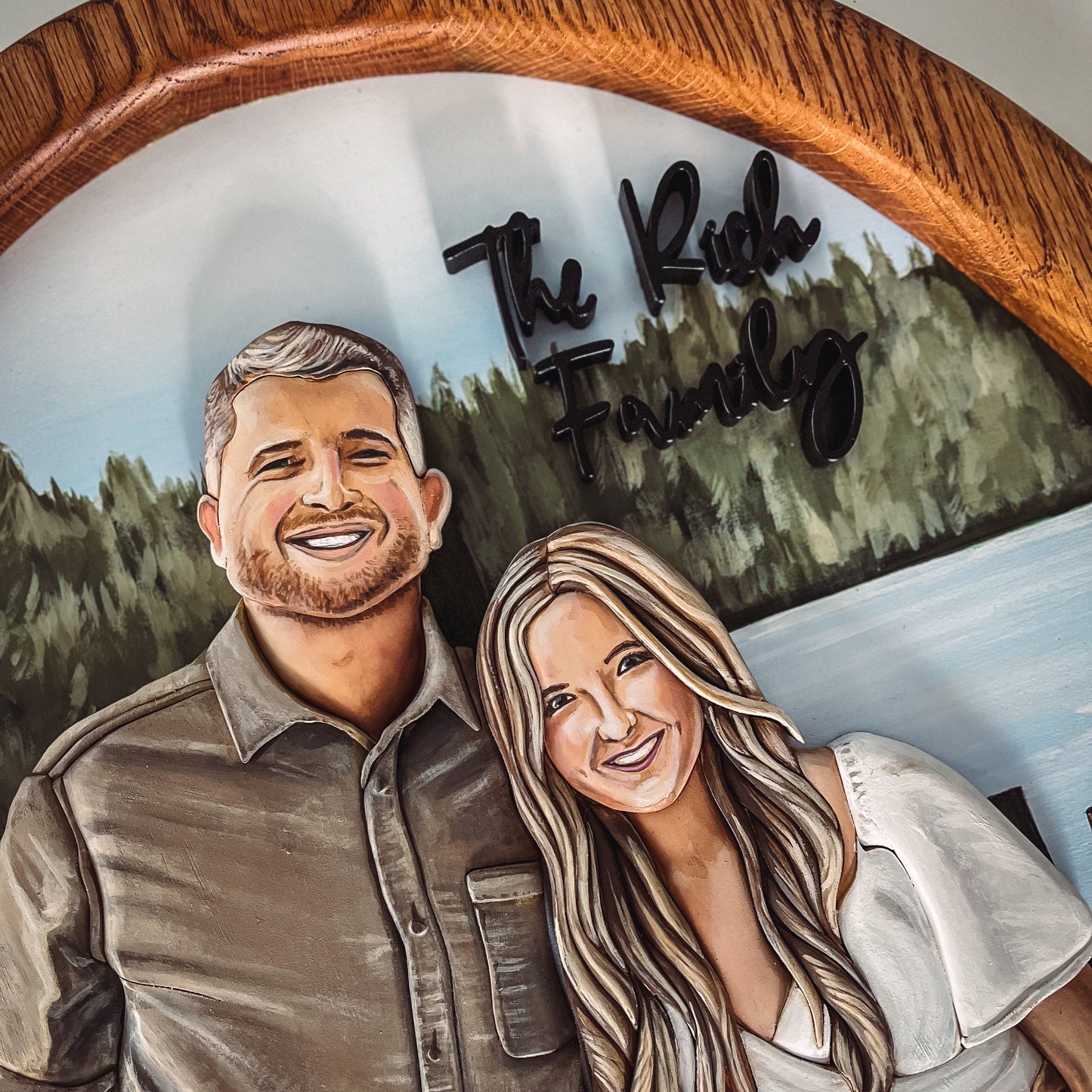 Custom Oval Portrait (Deposit/ Design fee Only) Shipping July 31st 2025