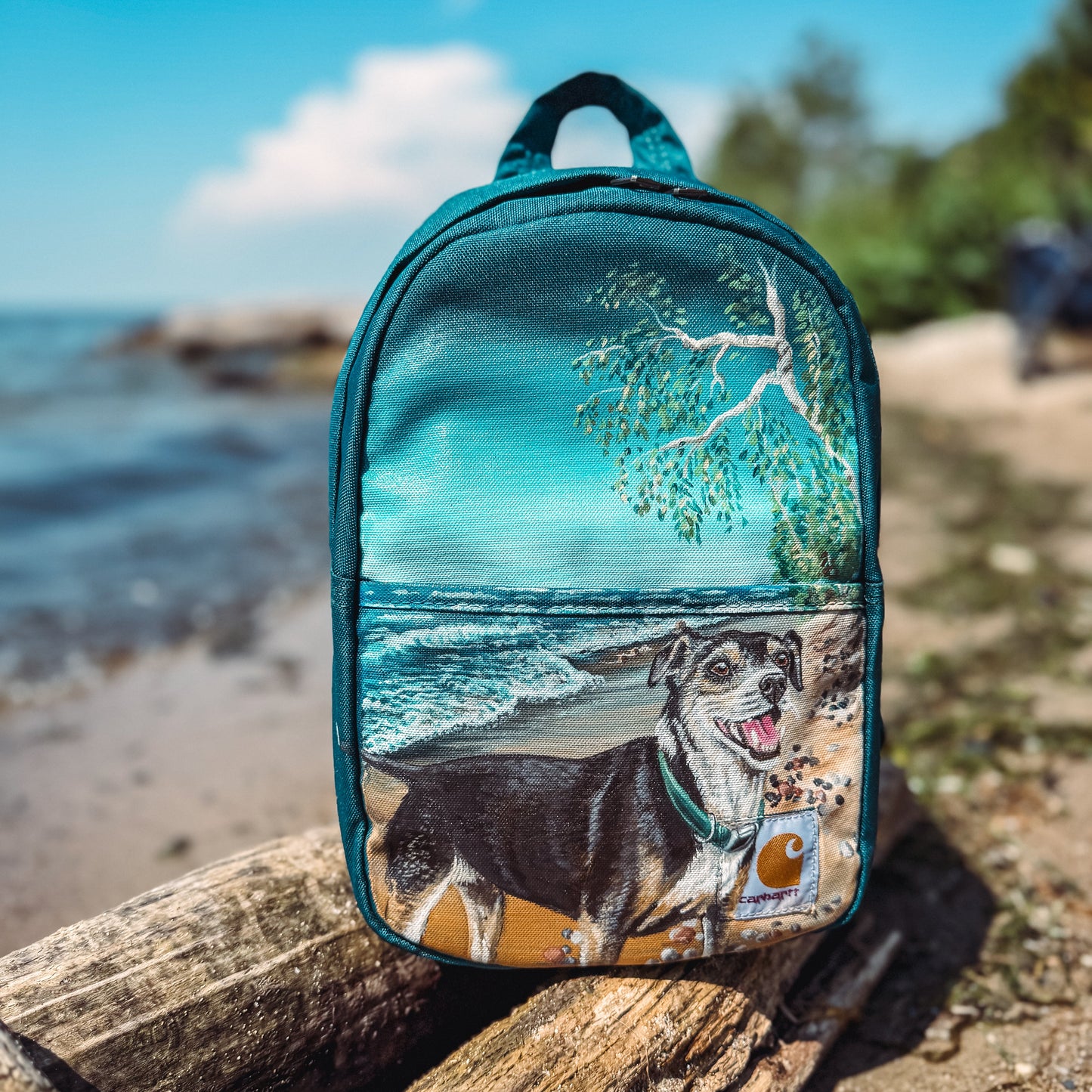 Custom Painted Mini Backpack ( 2-3 week turn around)