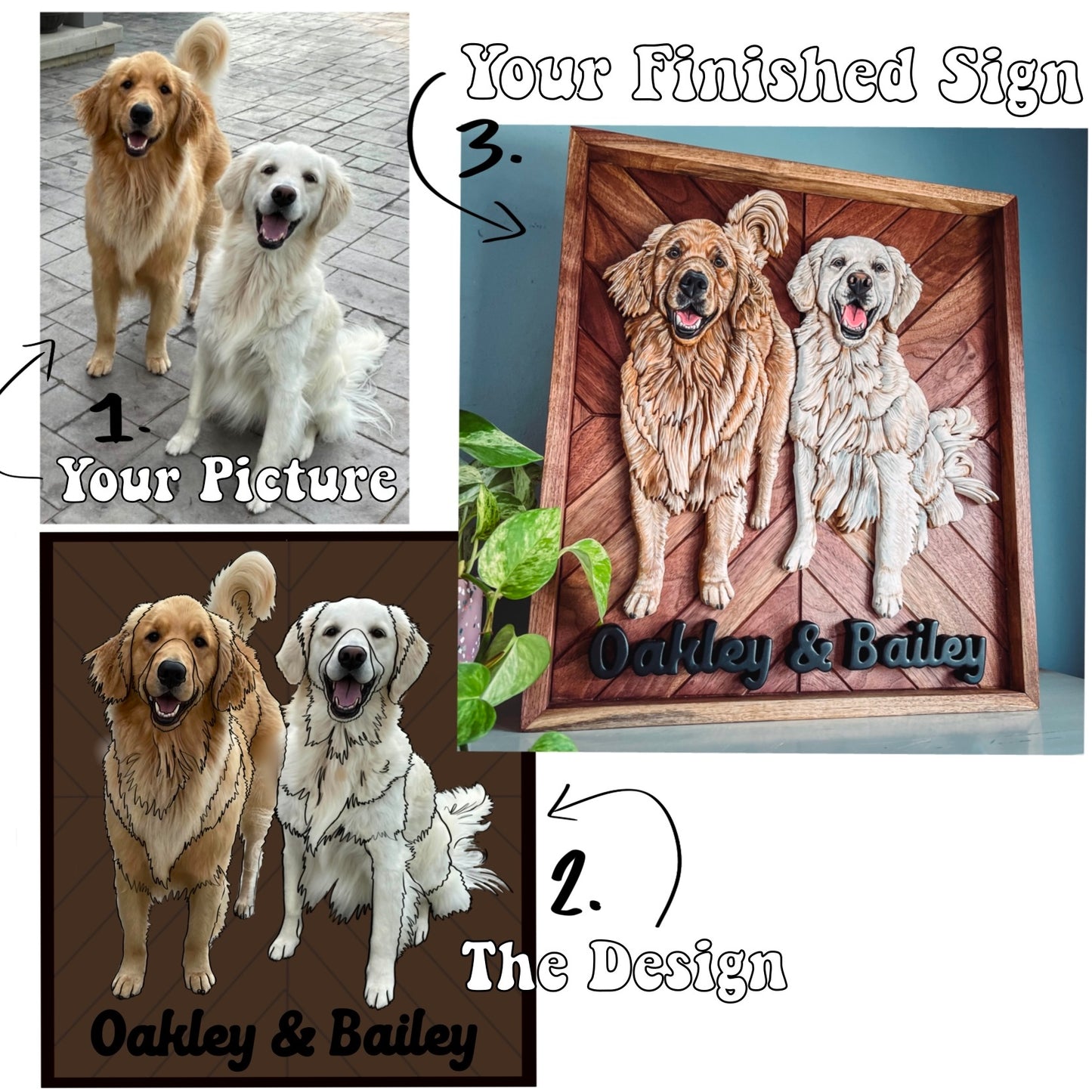 Double Pet Portrait (Shipping May 31st 2025)