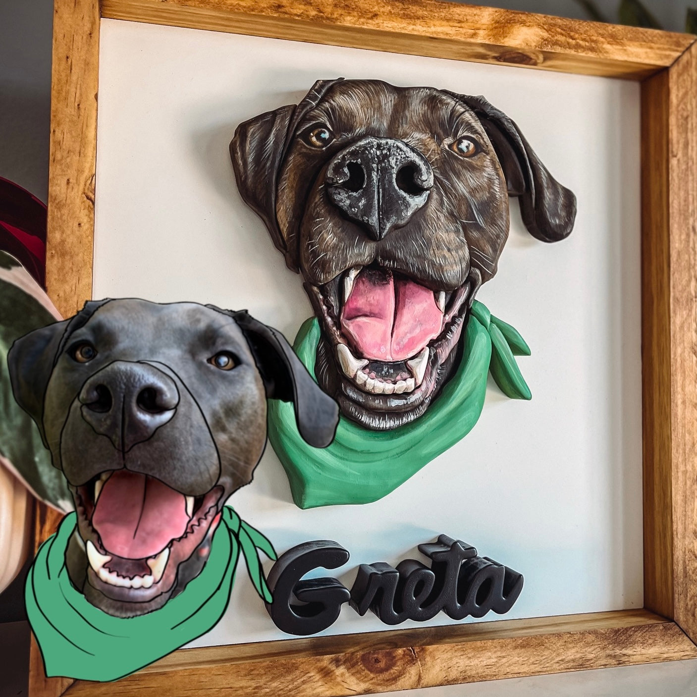 Bandana or Bust Pet Portrait (Shipping June 2026)