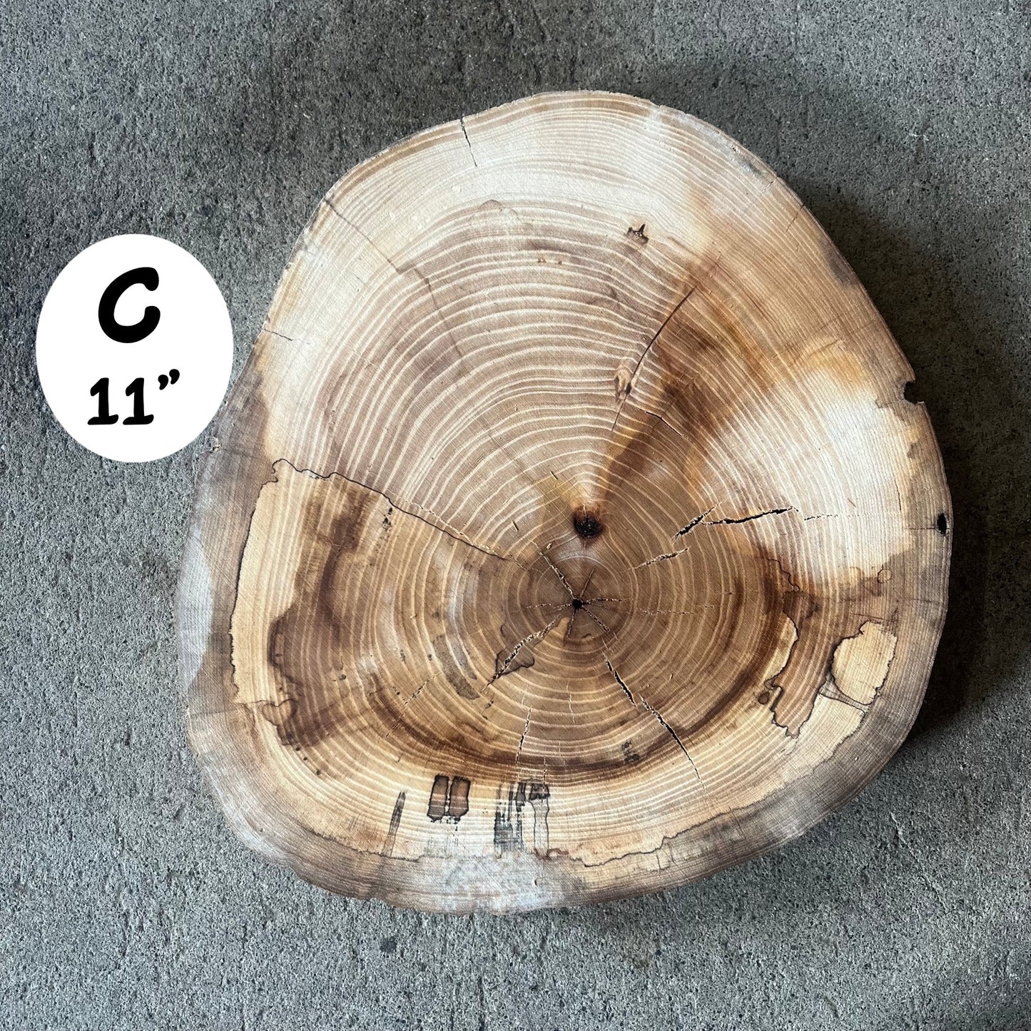 Custom Pet Portrait - On a Live Edge Round (Shipping May 31st 2025)
