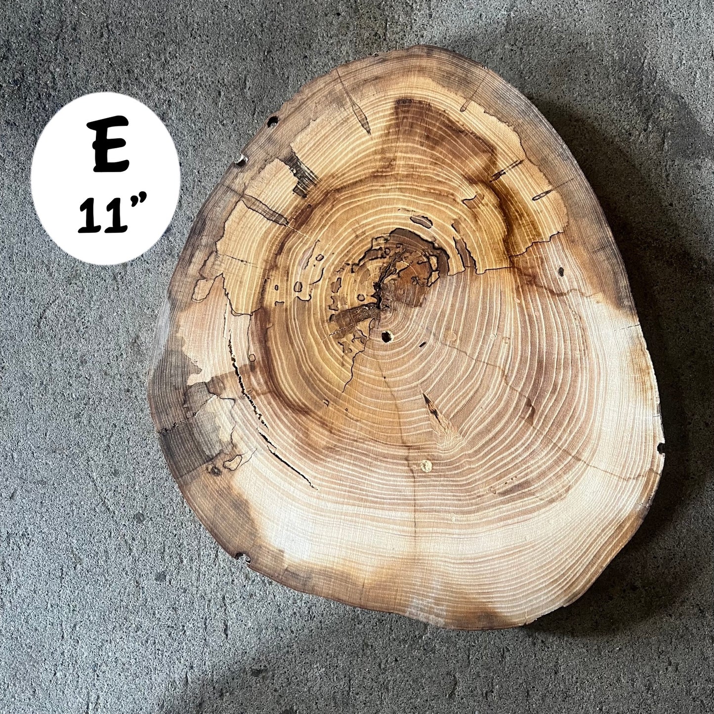 Custom Pet Portrait - On a Live Edge Round (Shipping May 31st 2025)