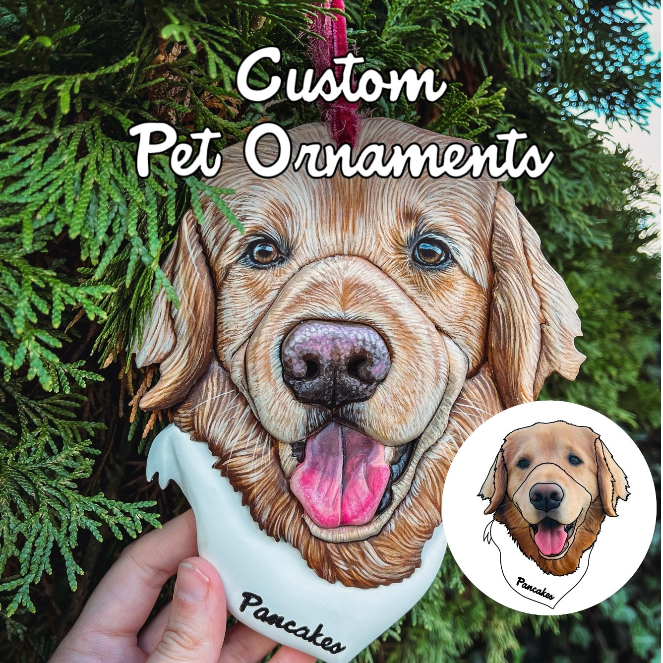 Custom Pet Ornaments (Shipping May 31st) 2025