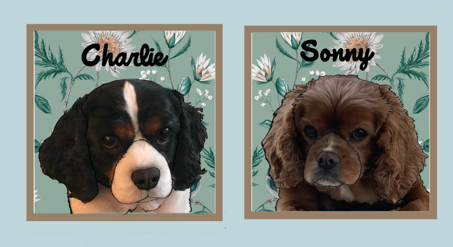 Charlie + Sonny Custom Portraits