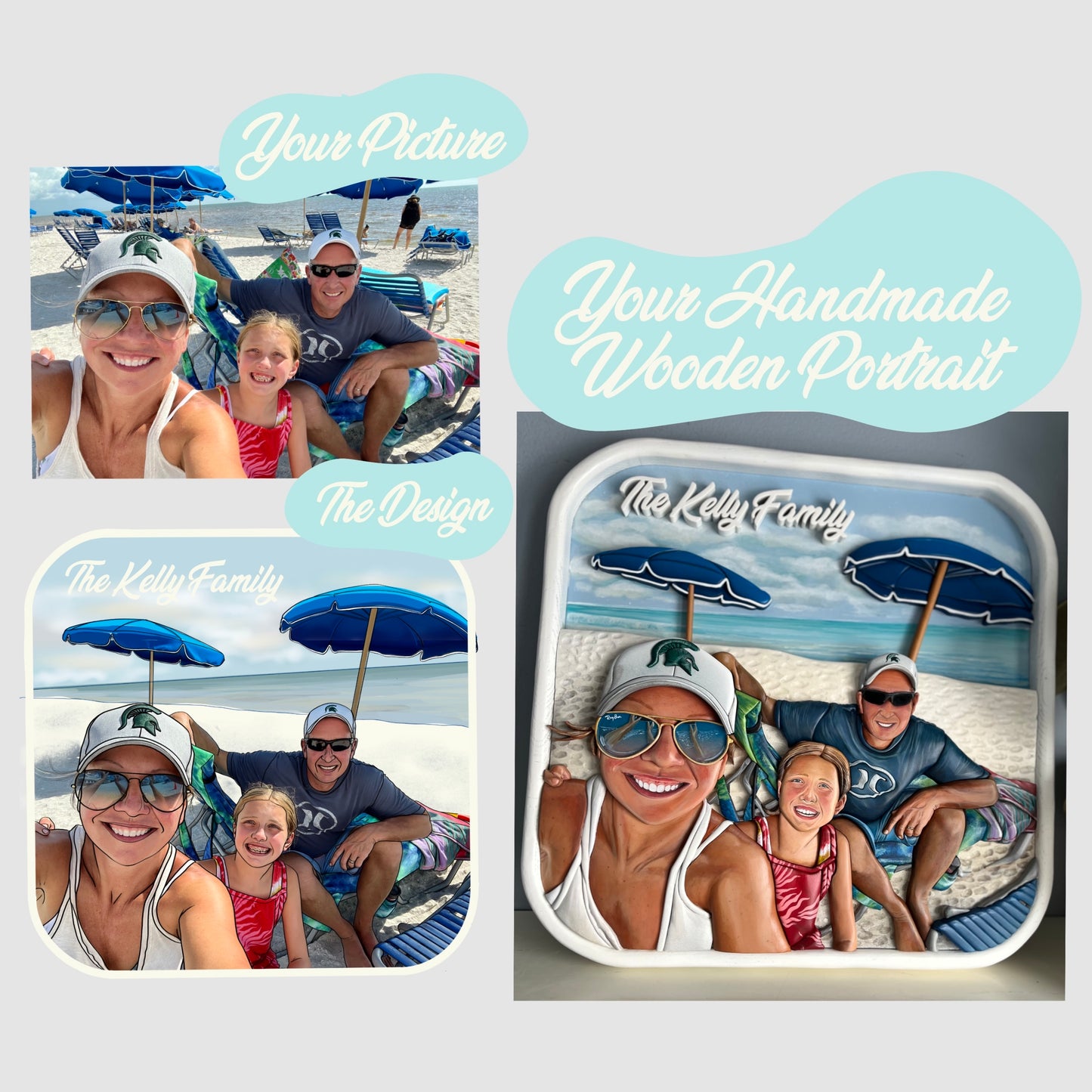 Vacation Landscape Portrait Deposit ( Shipping July 31st 2025)