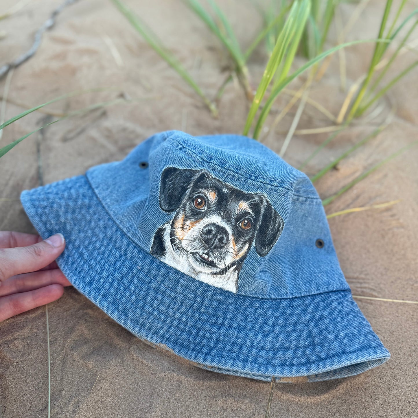 Custom Denim Bucket Hats!