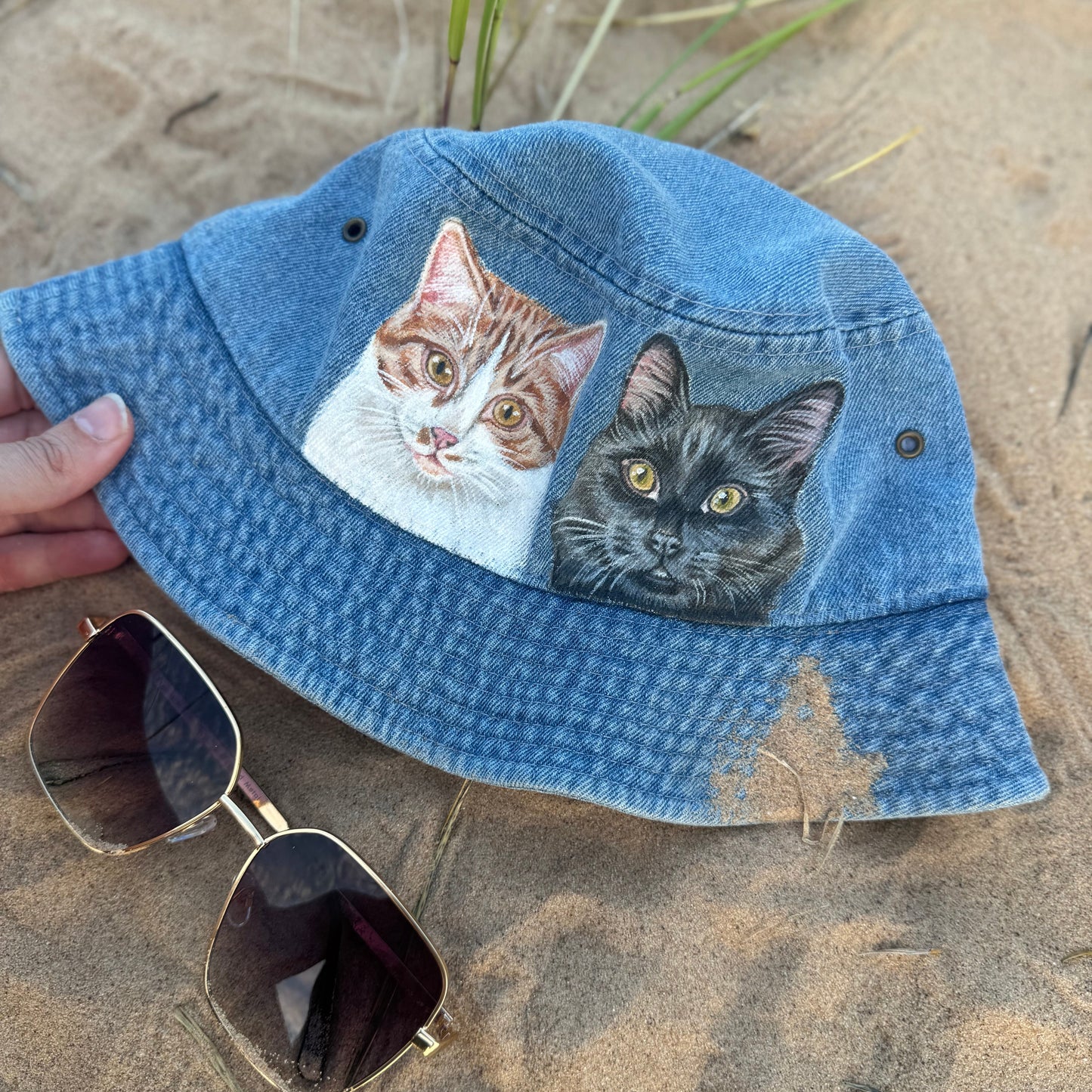 Custom Denim Bucket Hats!