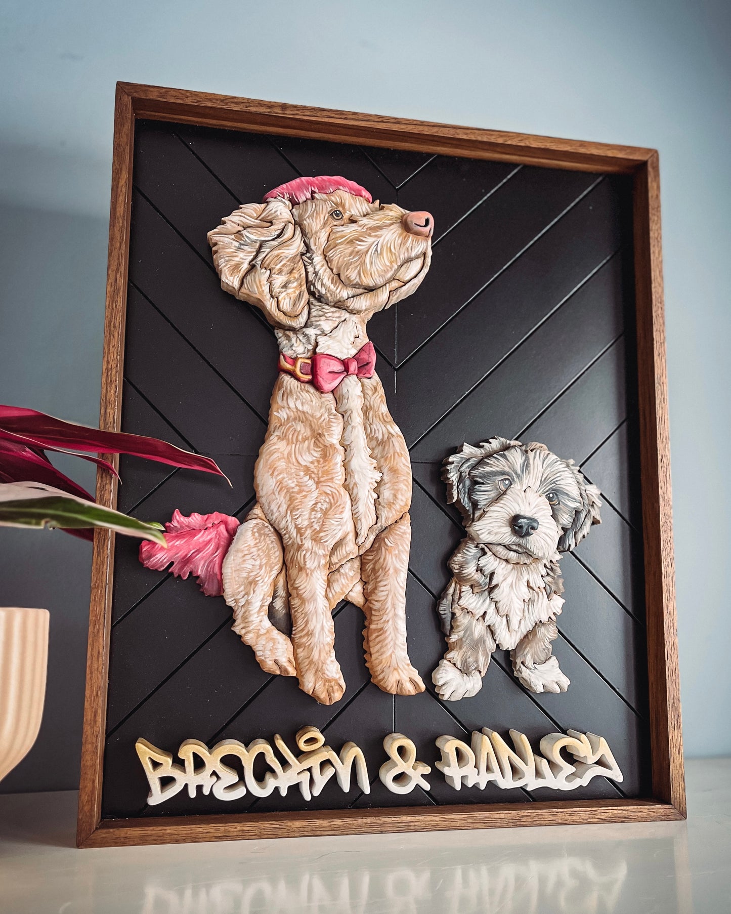 Custom Pet Mosaic Portrait (Shipping July 31st 2025)