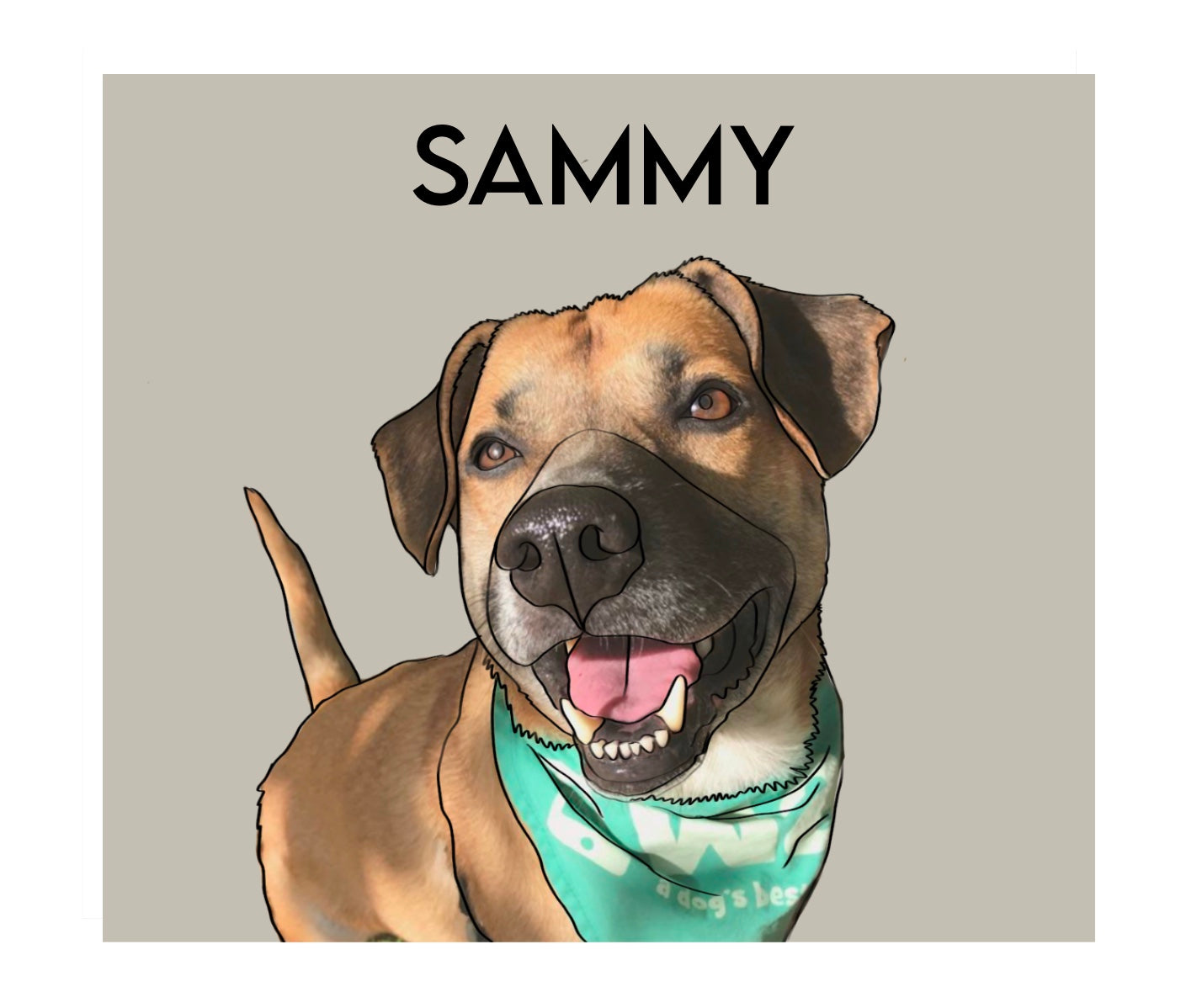 Custom Portrait of Sammy