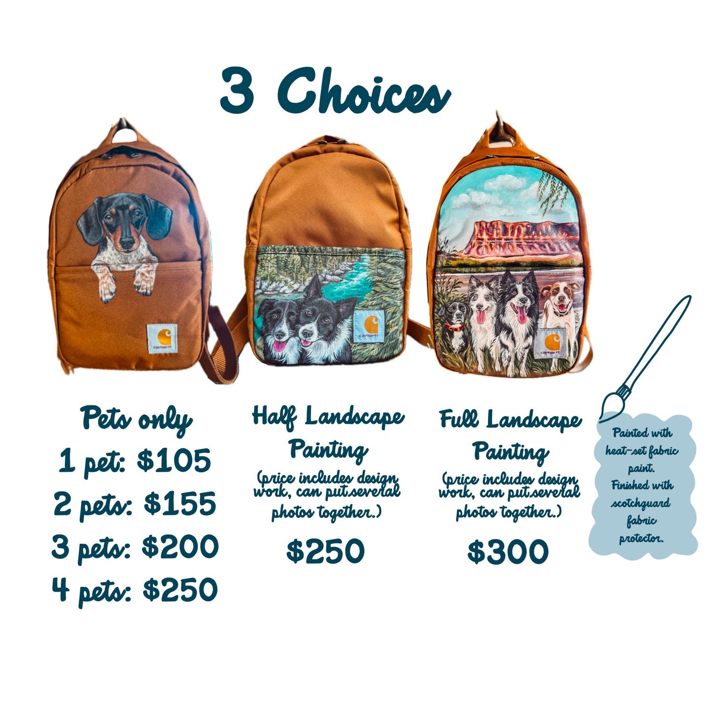 Custom Painted Mini Backpack ( 2-3 week turn around)