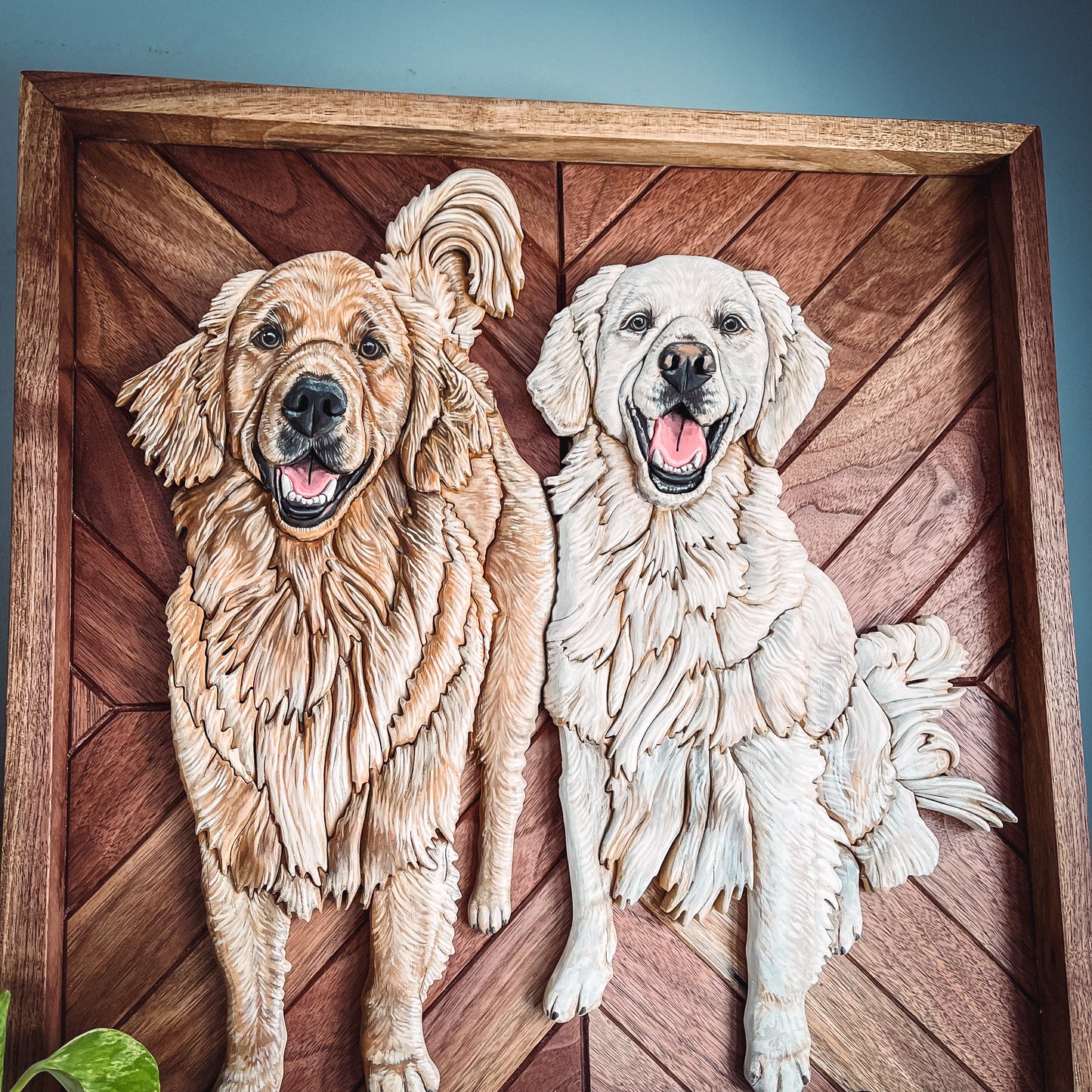 Double Pet Portrait (Shipping May 31st 2025)