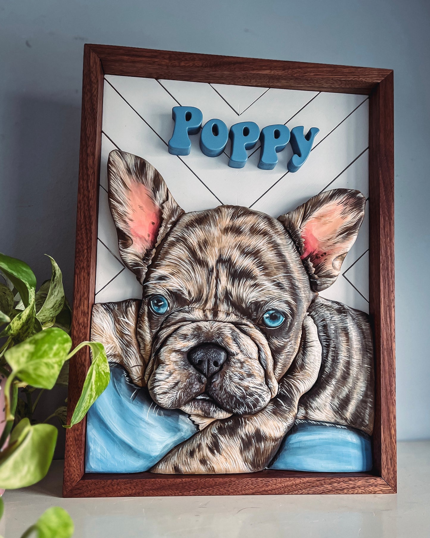 Custom Pet Mosaic Portrait (Shipping July 31st 2025)