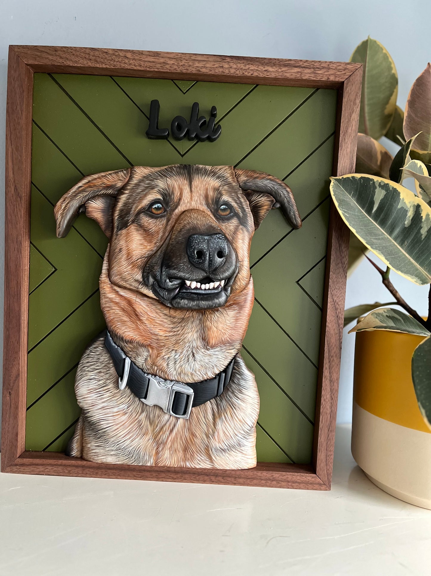 Custom Pet Mosaic Portrait (Shipping July 31st 2025)