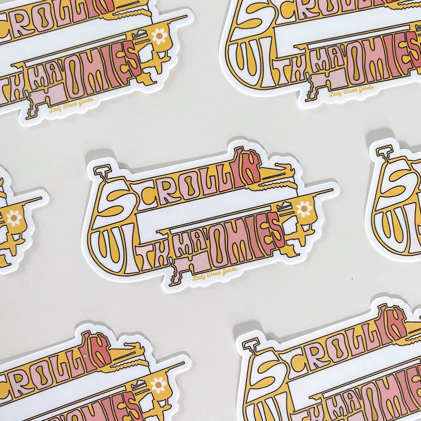 Scrollin with ma’ Homies sticker