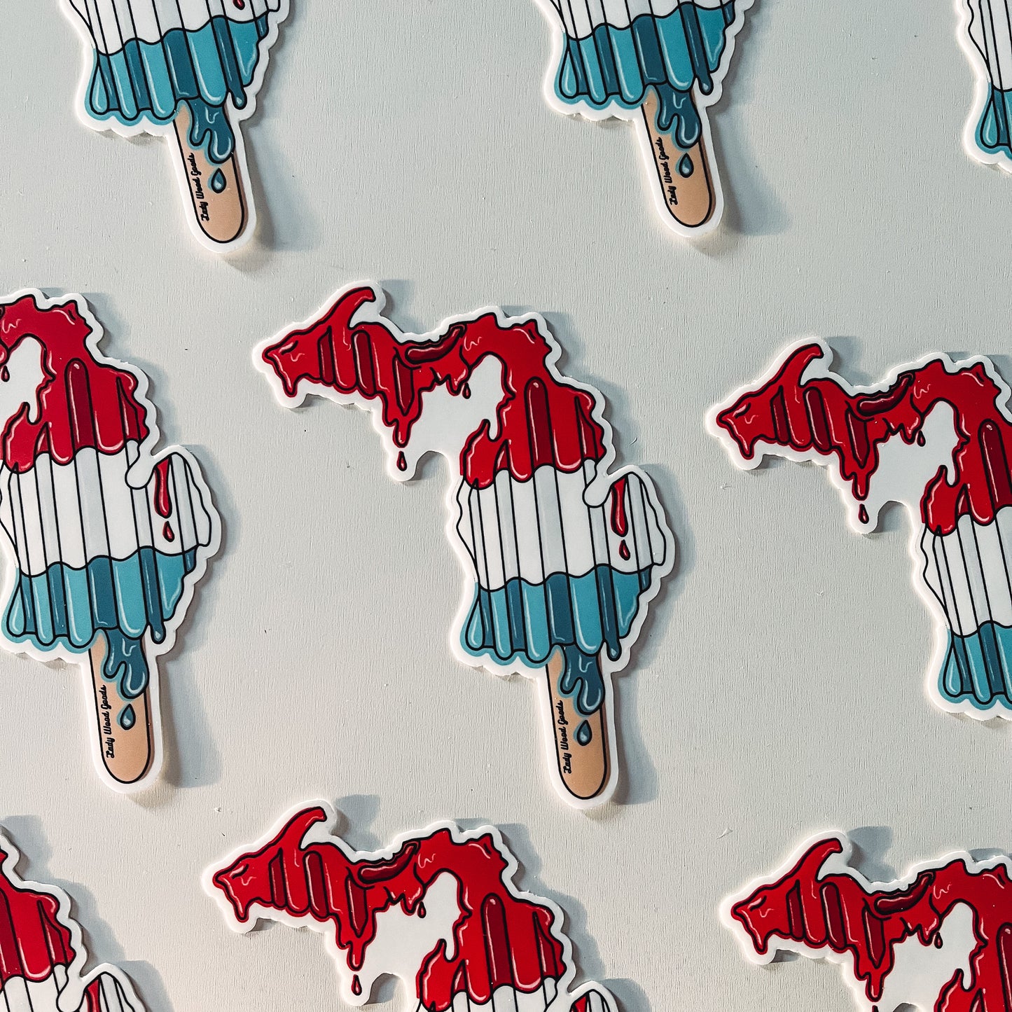 Michigan Firecracker Popsicle Sticker