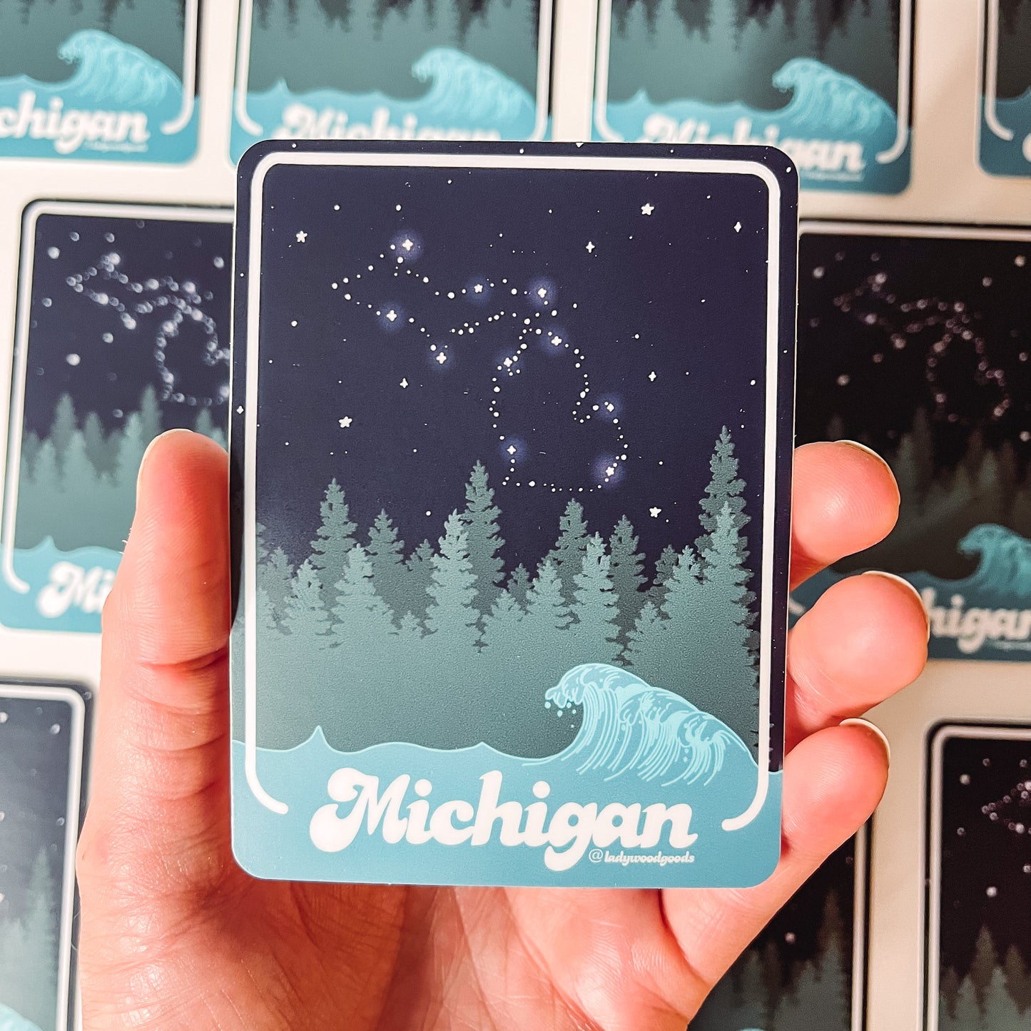 Look to the Stars Sticker
