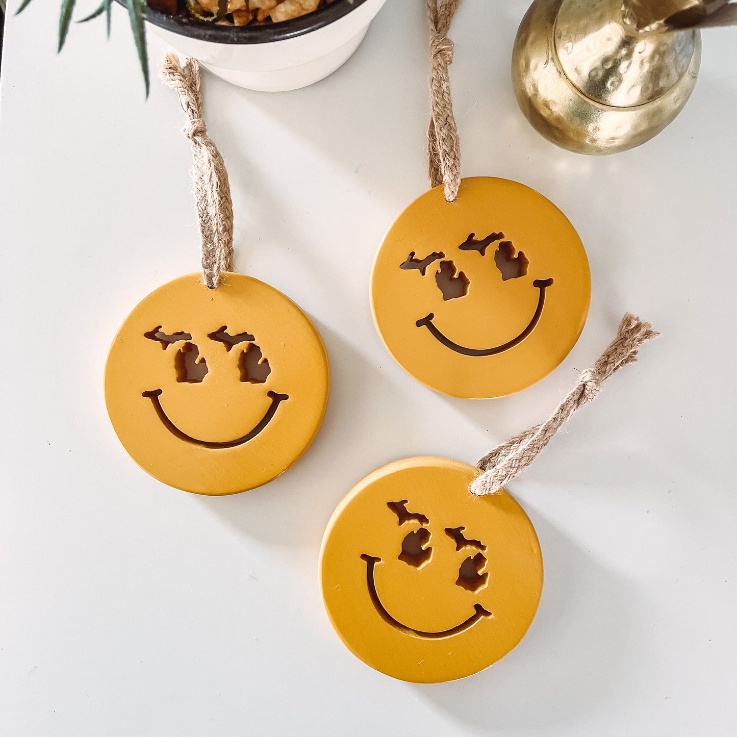 Michigan Smiley Ornament!