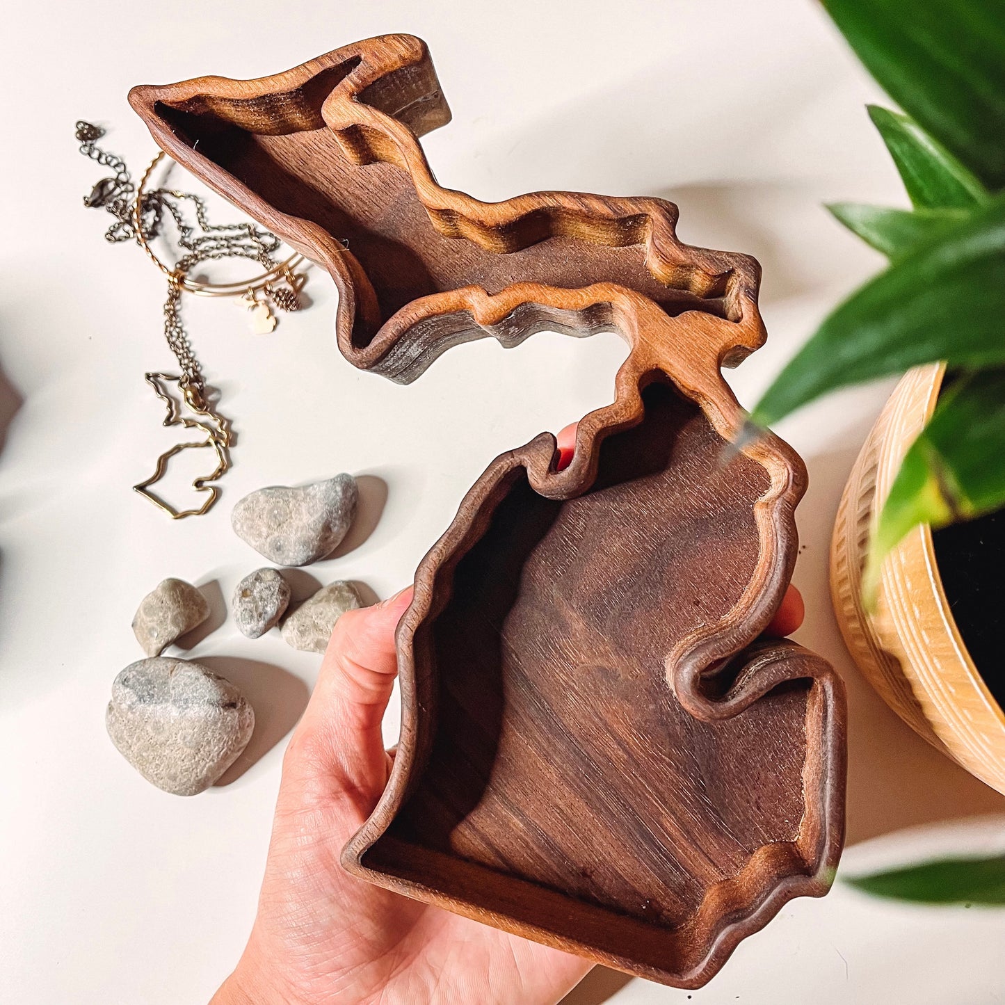 Black Walnut Michigan tray