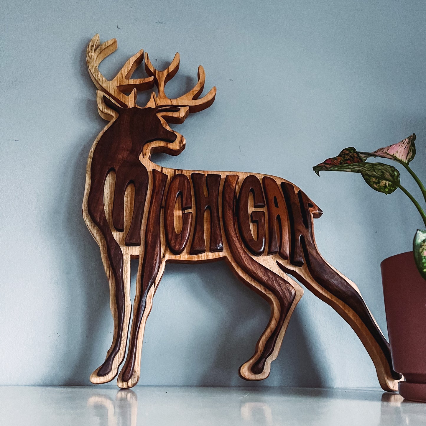 Maple / Black Walnut Michigan Deer