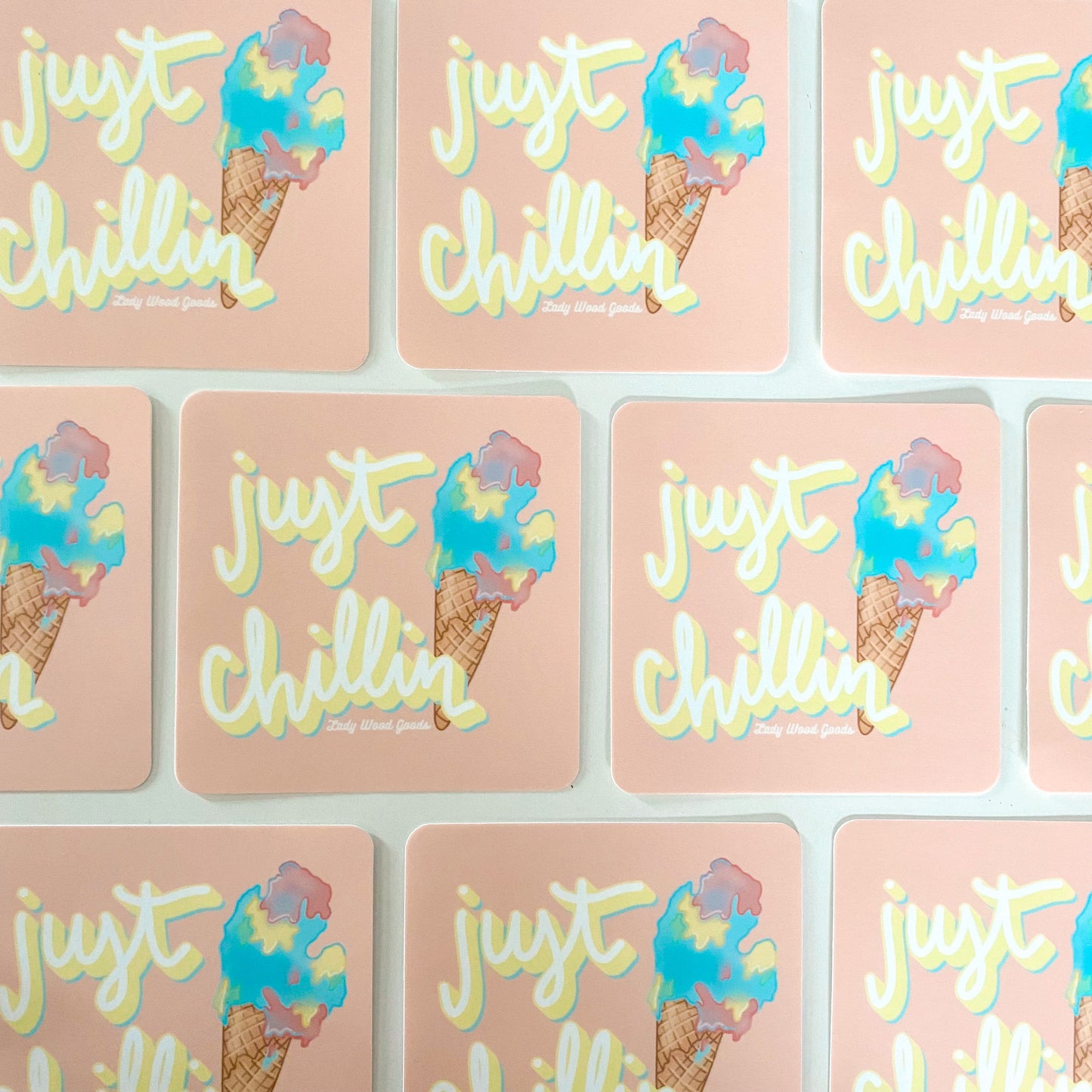 Just Chillin waffle cone