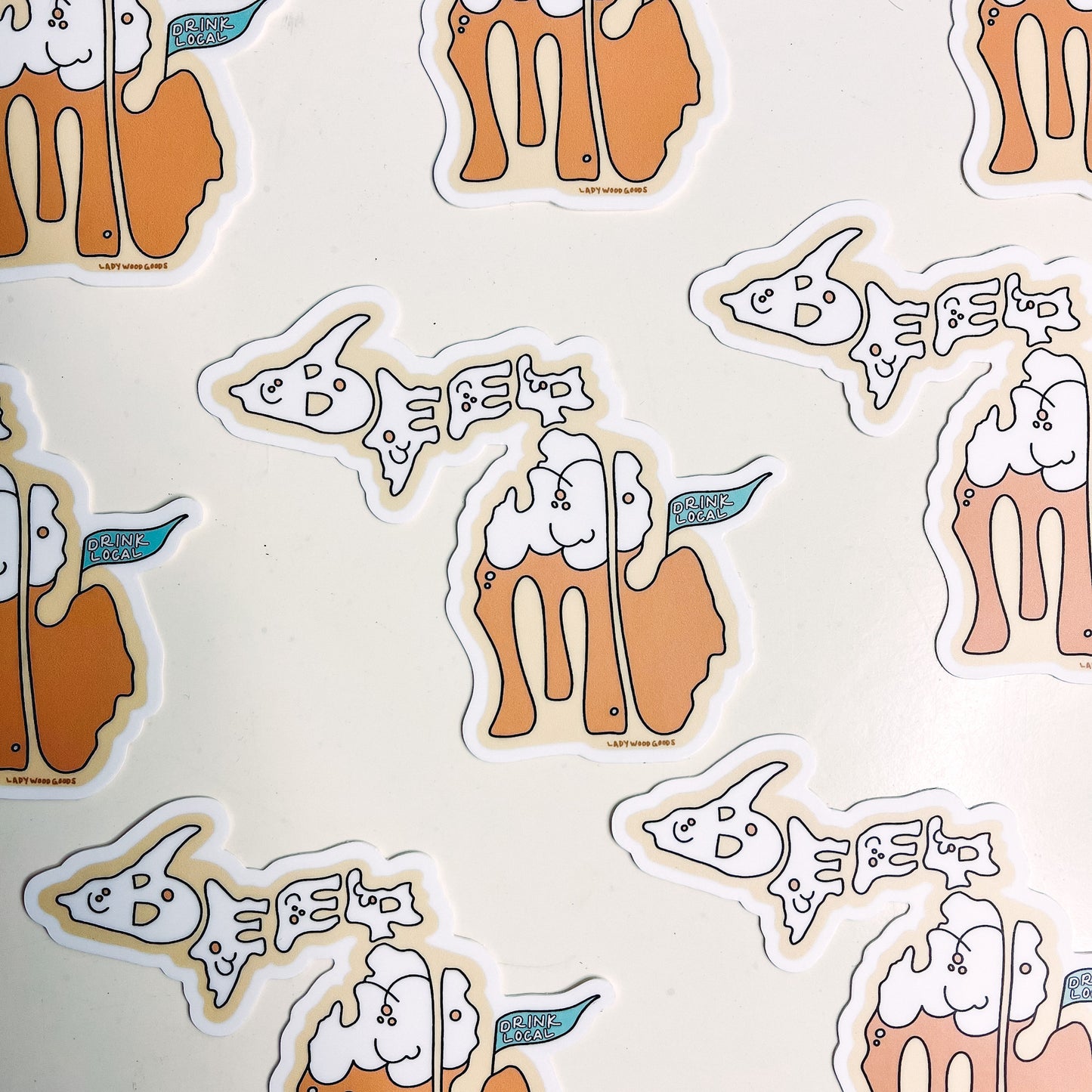 NEW Beer Mi sticker