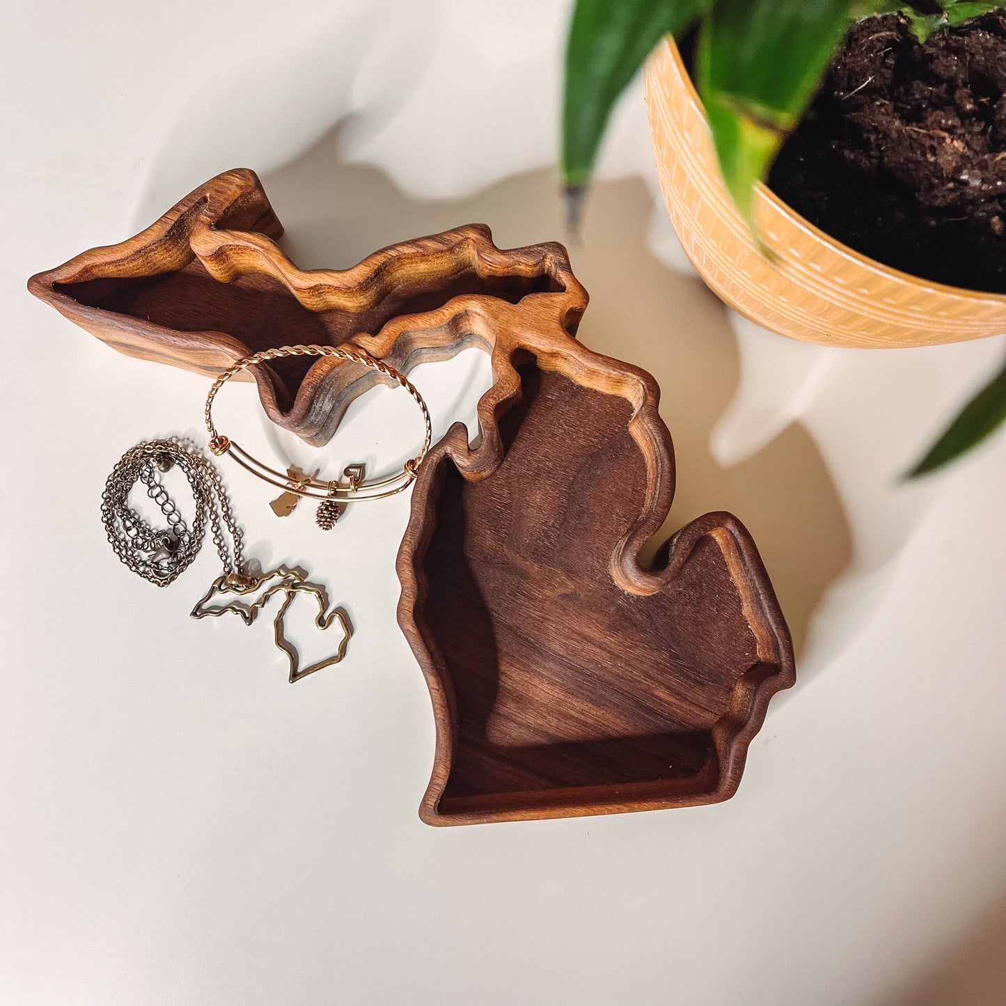Black Walnut Michigan tray