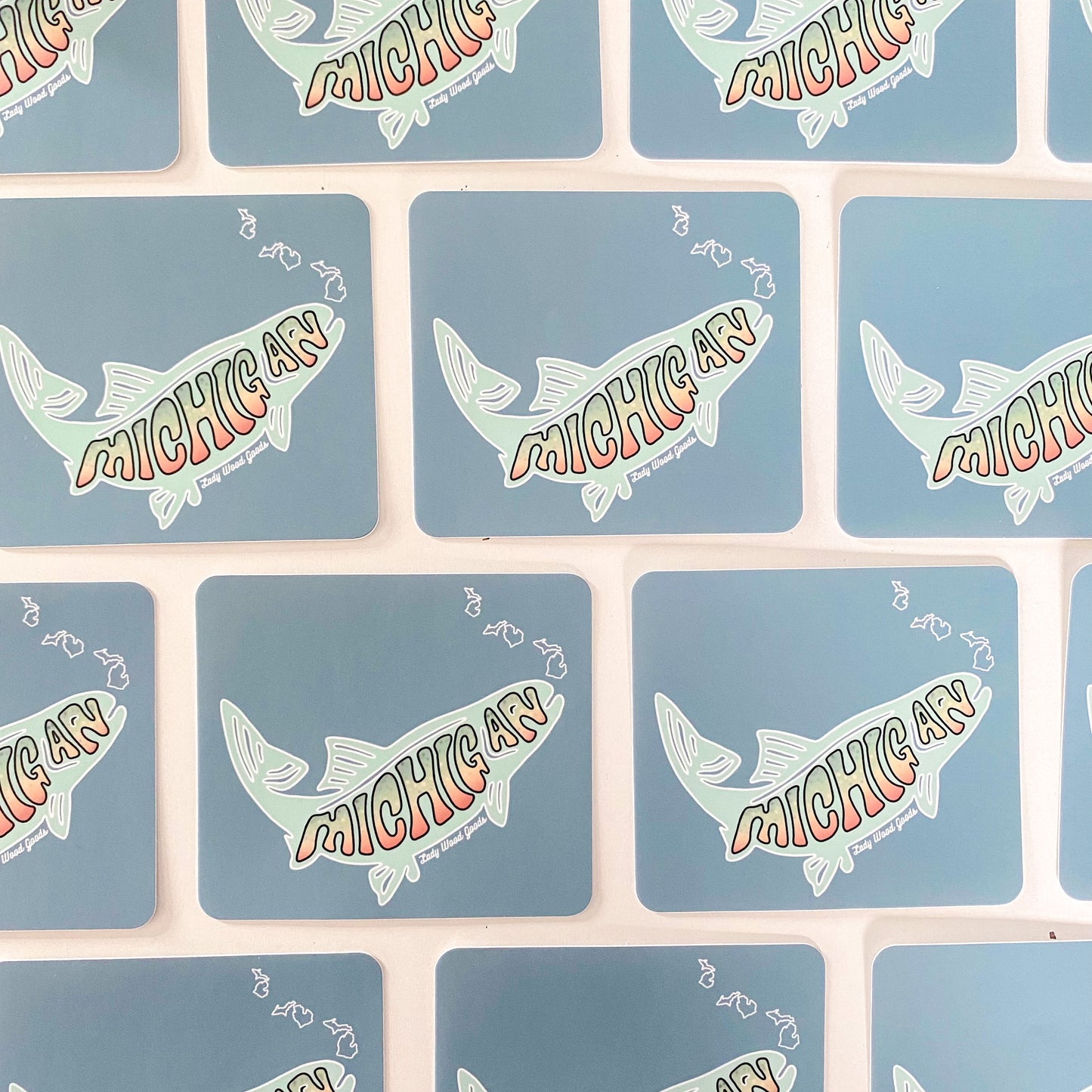State fish sticker (Brookey trout)