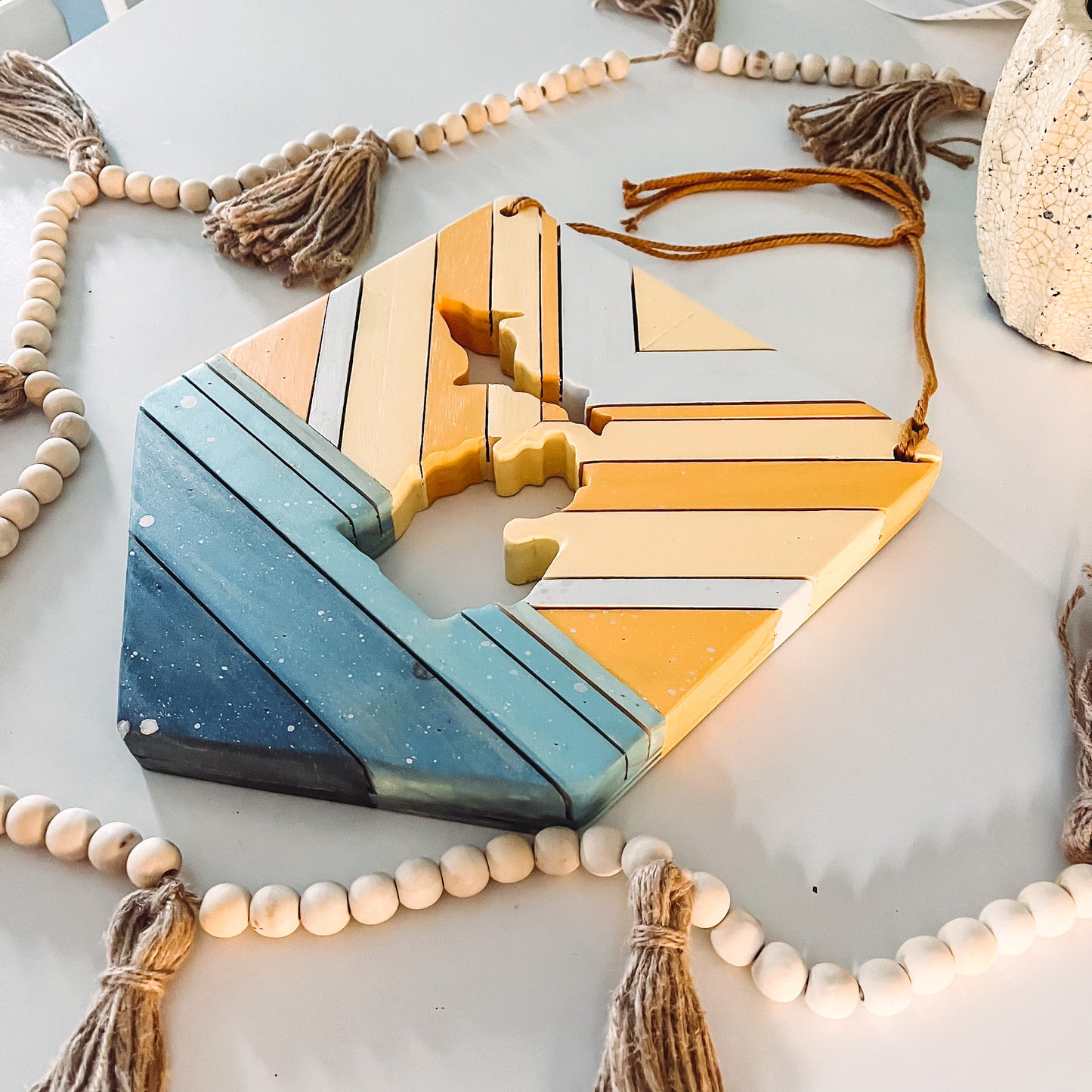 Geometric Pennant sign