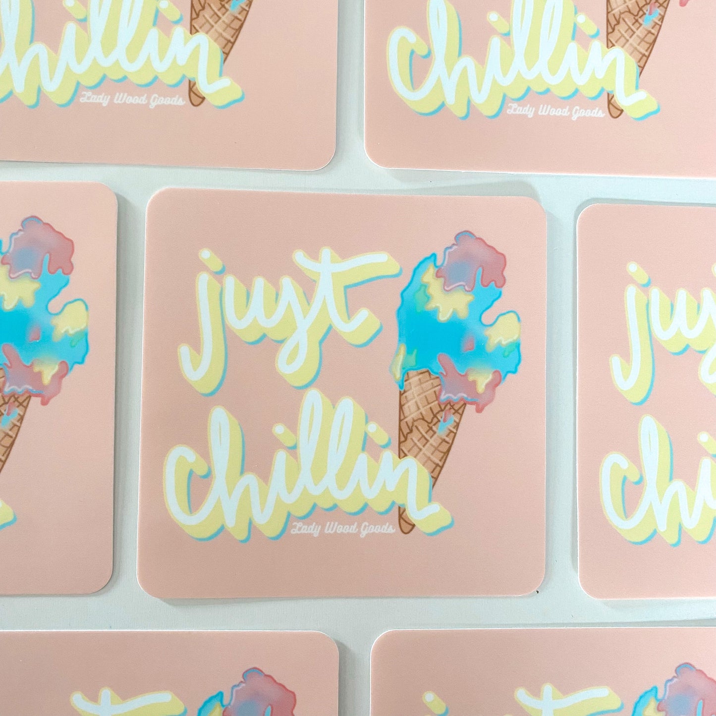 Just Chillin waffle cone