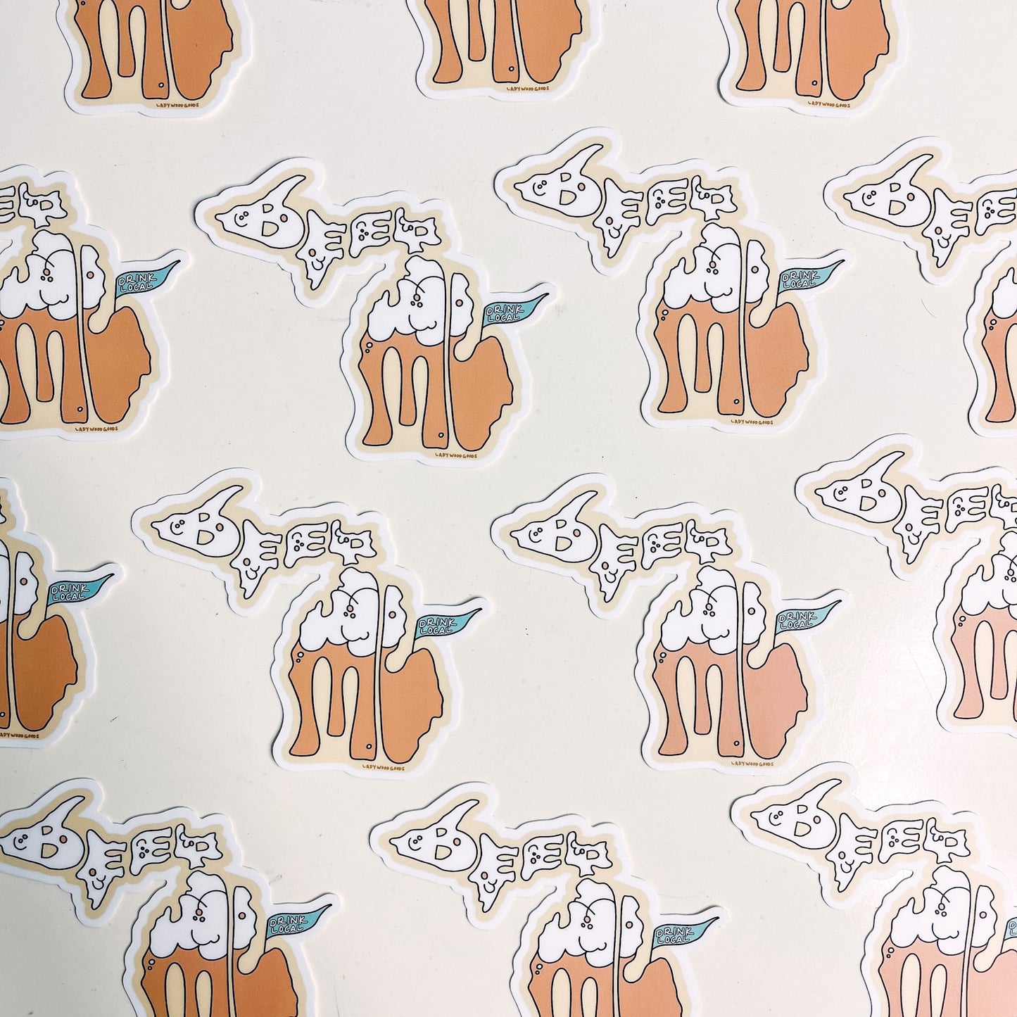 NEW Beer Mi sticker