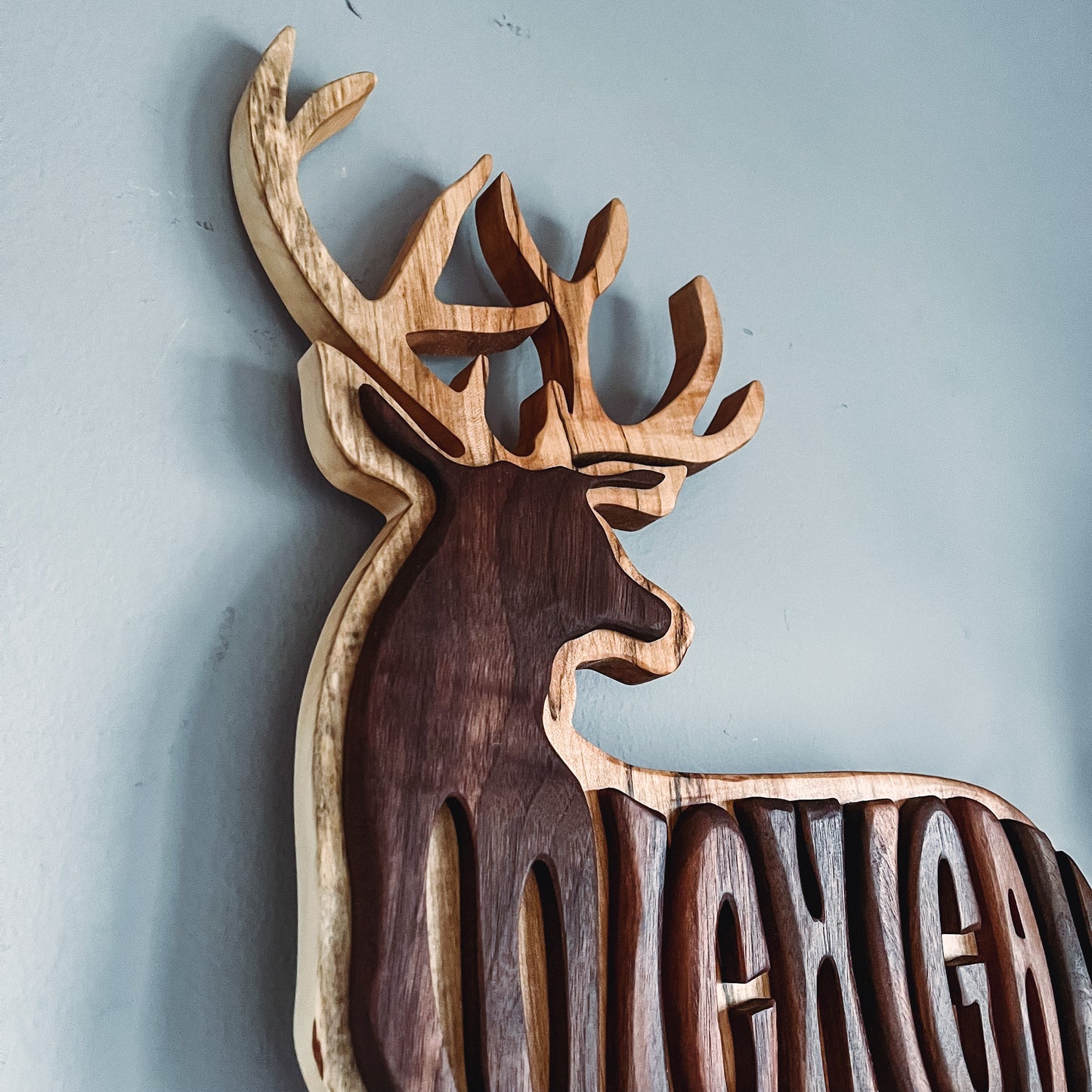 Maple / Black Walnut Michigan Deer