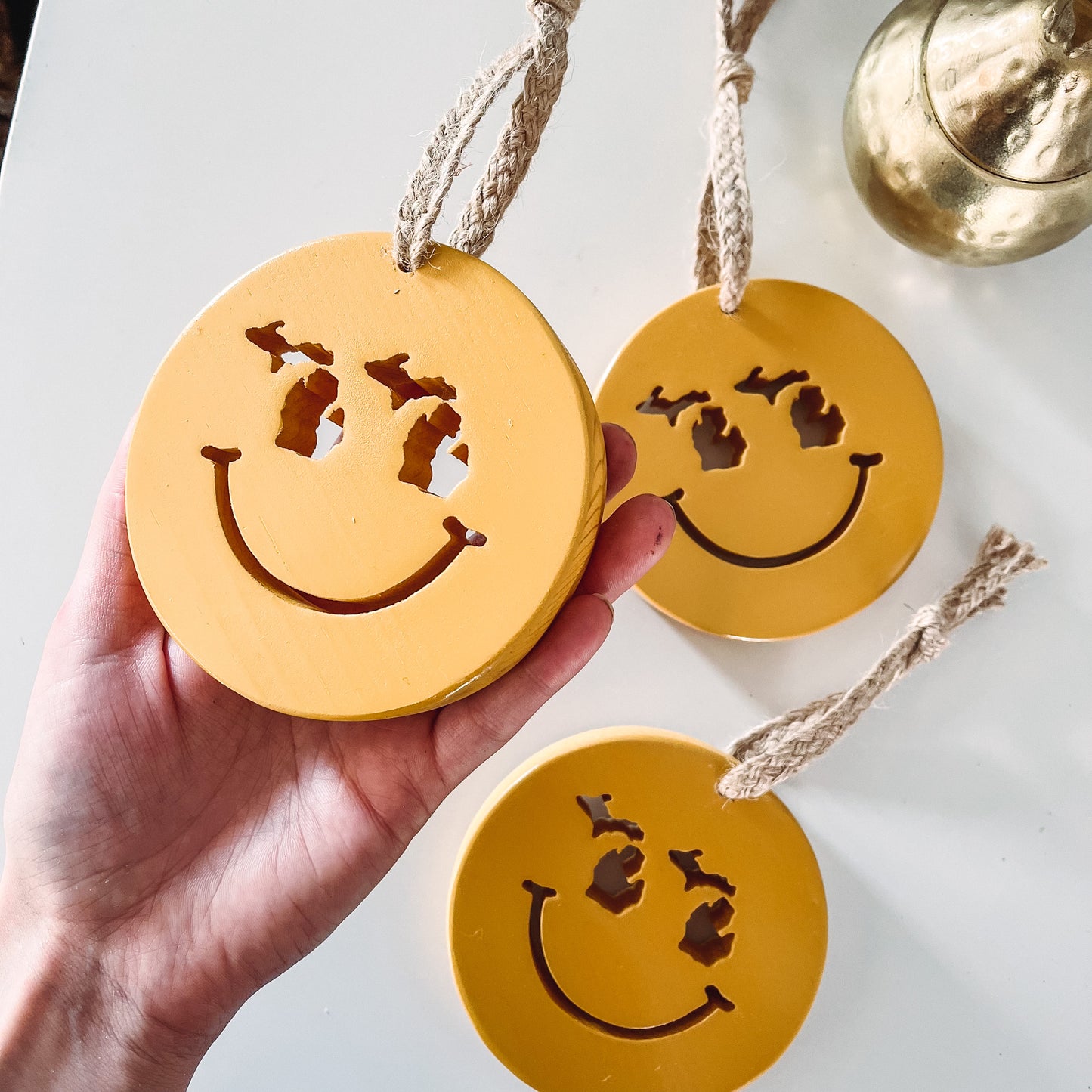 Michigan Smiley Ornament!