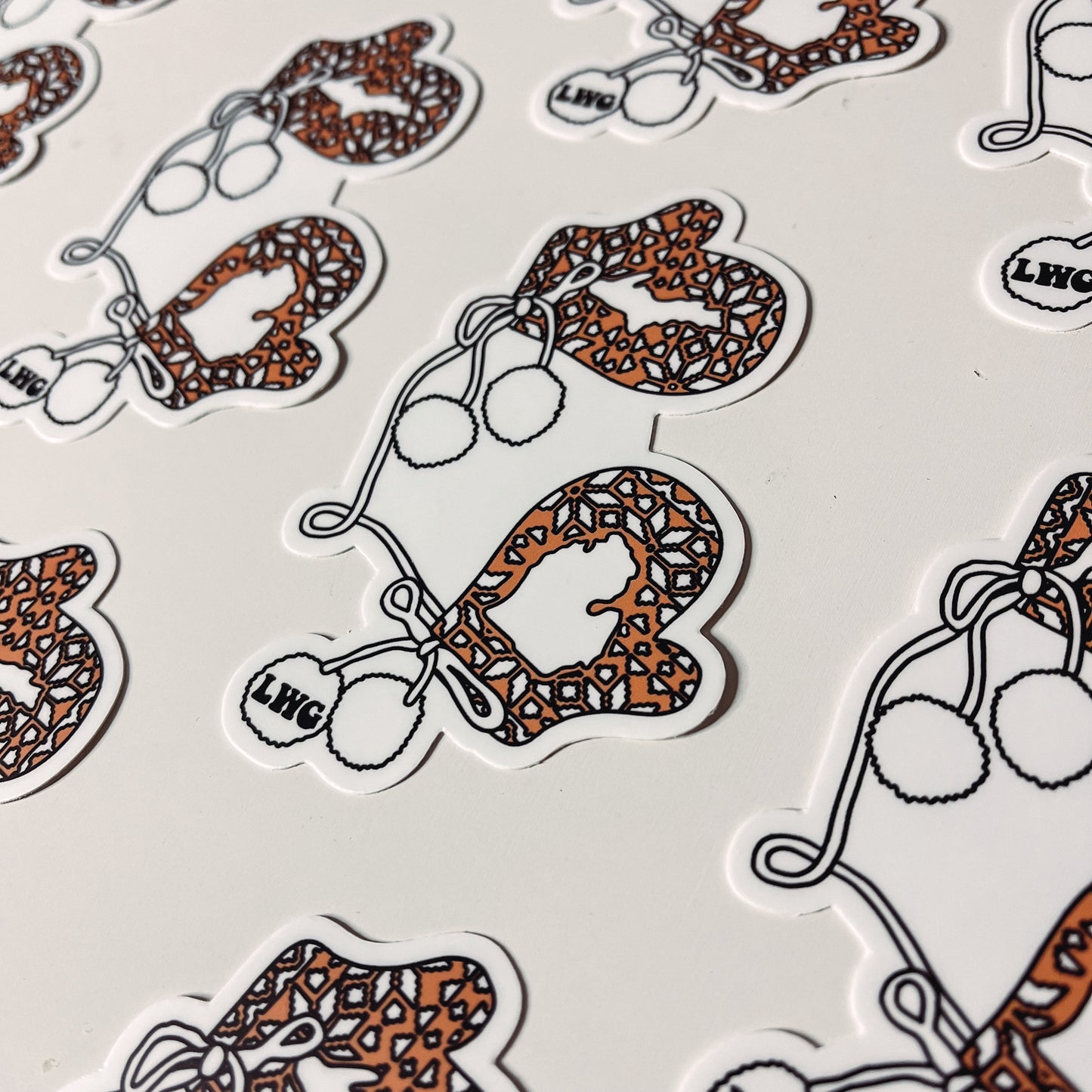 Michigan mittens sticker