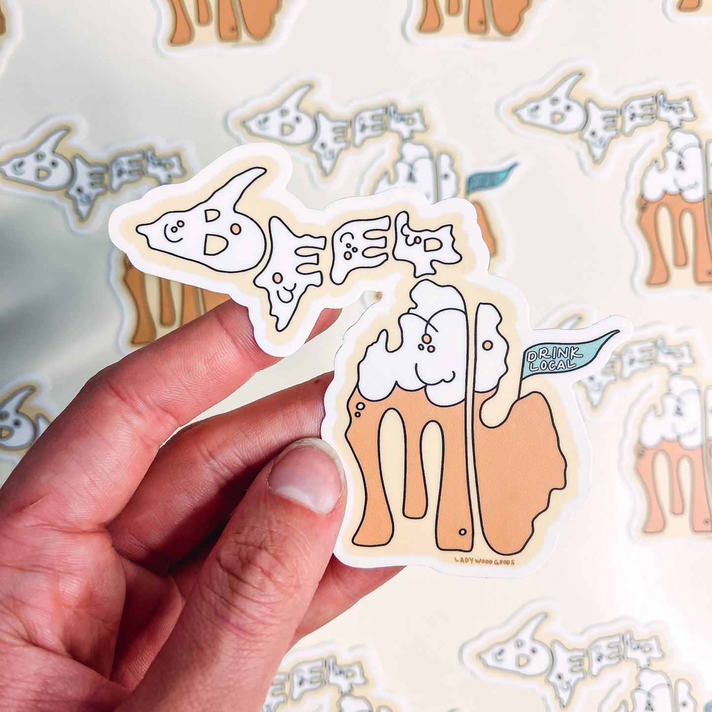 NEW Beer Mi sticker