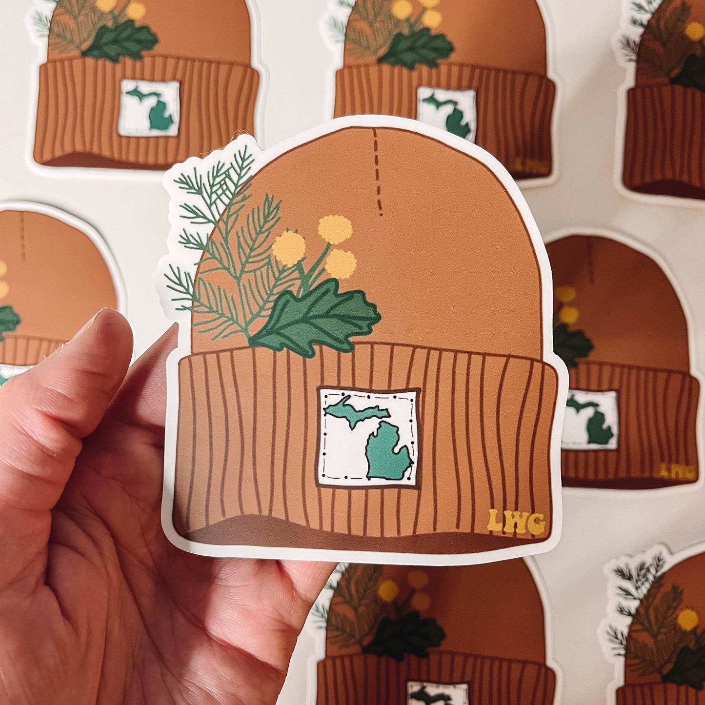Beanie Sticker