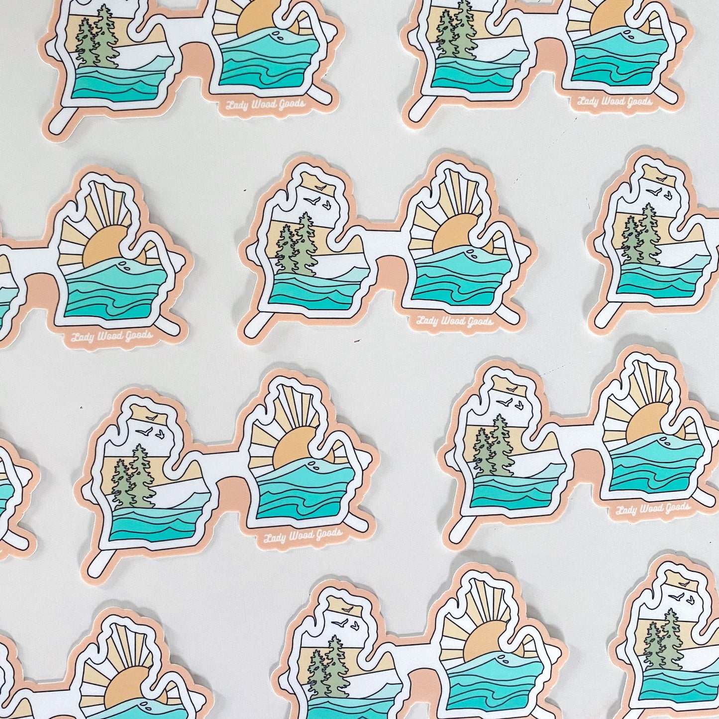 Michigan sunnies sticker