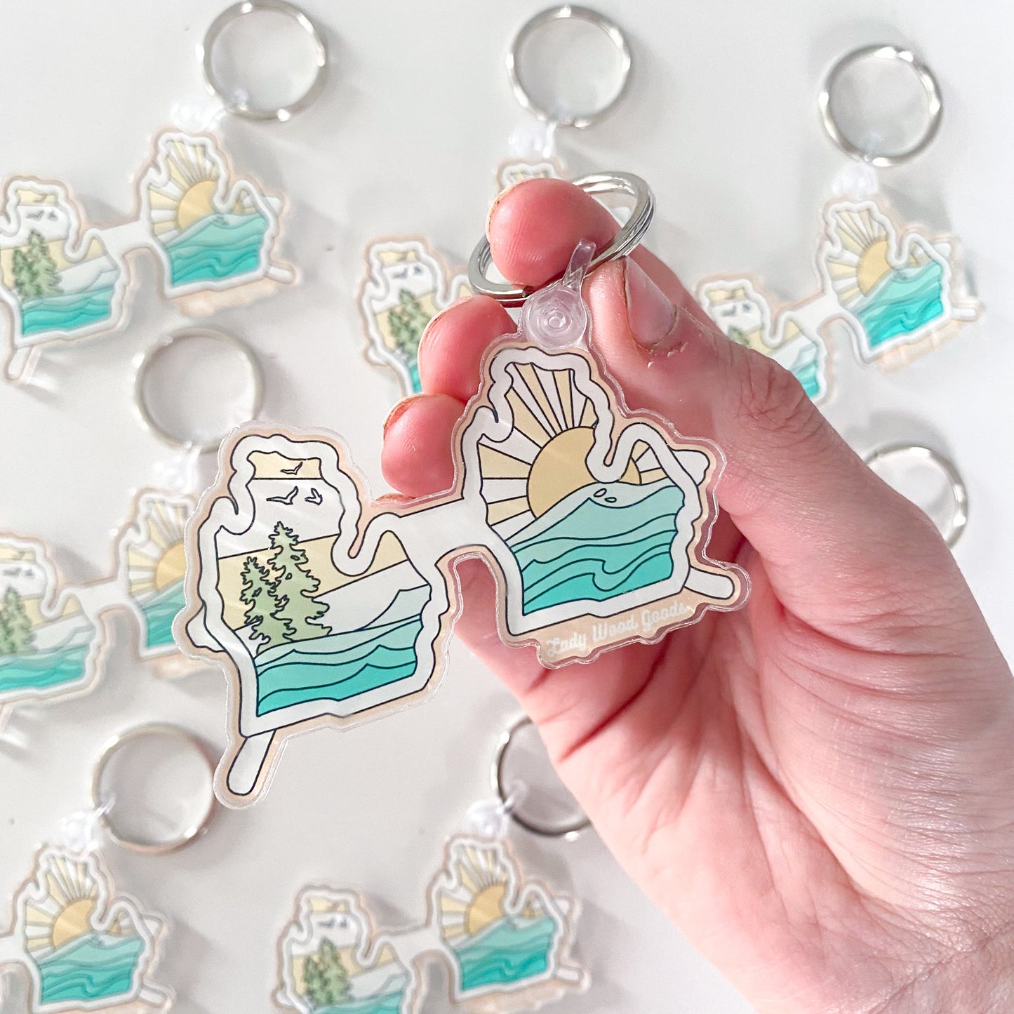 Mi sunnies keychain