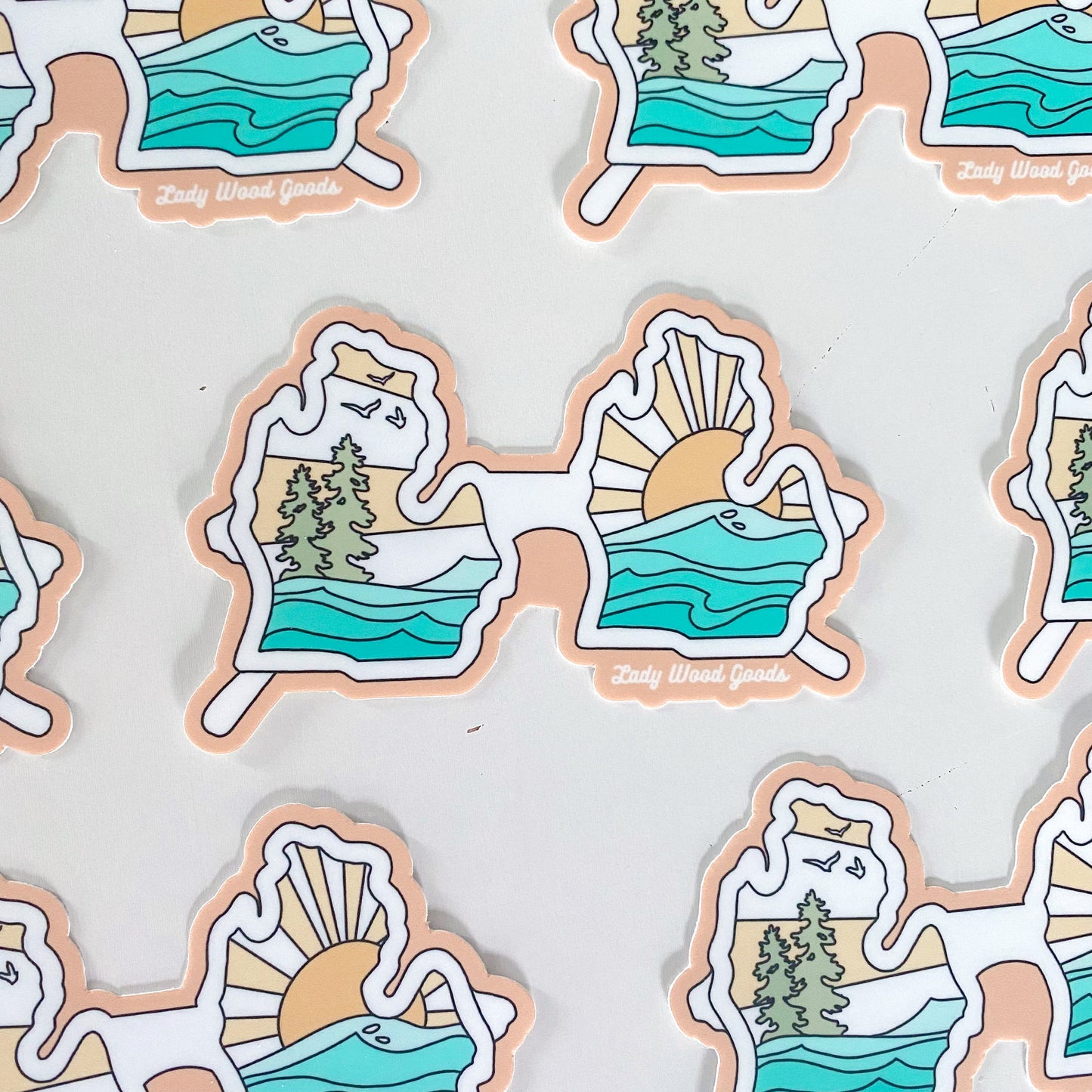 Michigan sunnies sticker