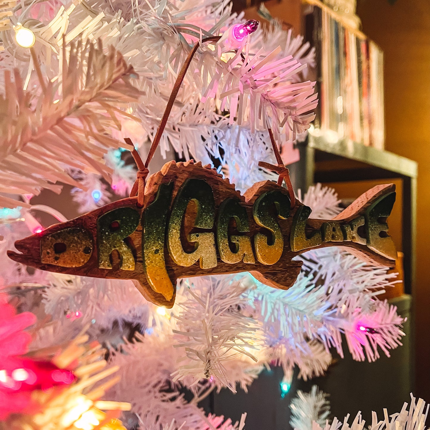 Custom Walleye Lake Ornament!