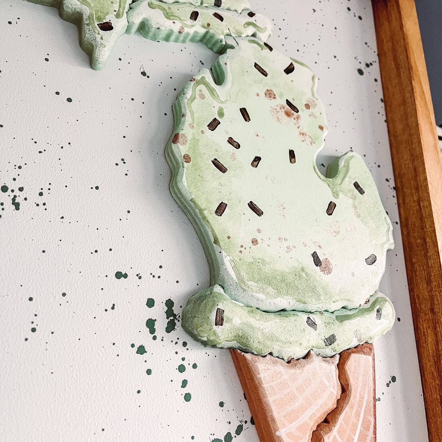 Mint Choc Chip Waffle Cone