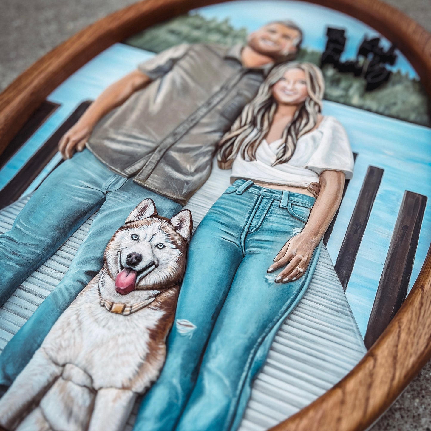 Custom Oval Portrait (Deposit/ Design fee Only) Shipping February 31st